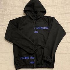 Cdg split cheap logo jacket