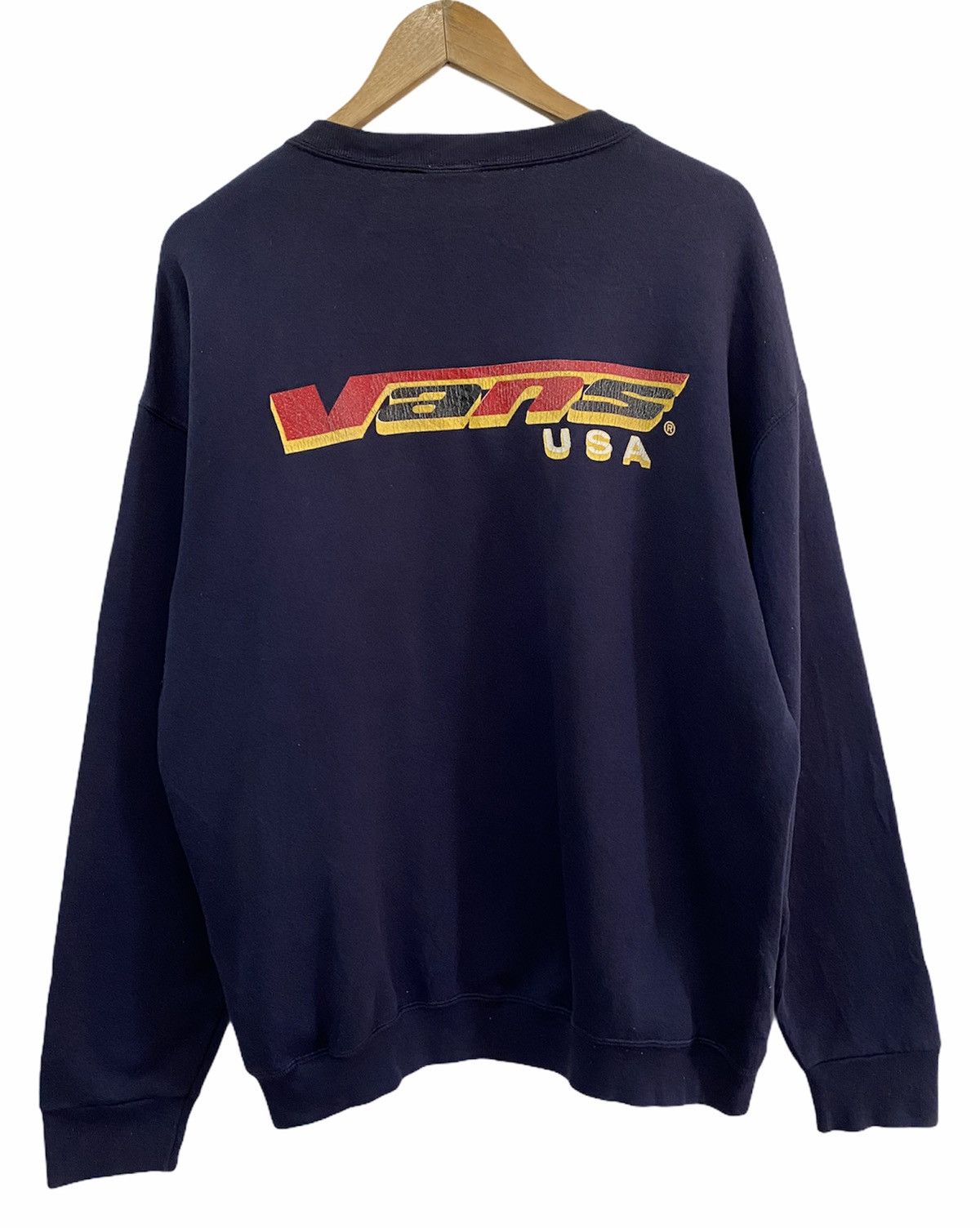 image of Vans 90's Vintage Sweatshirt in Blue, Men's (Size Large)