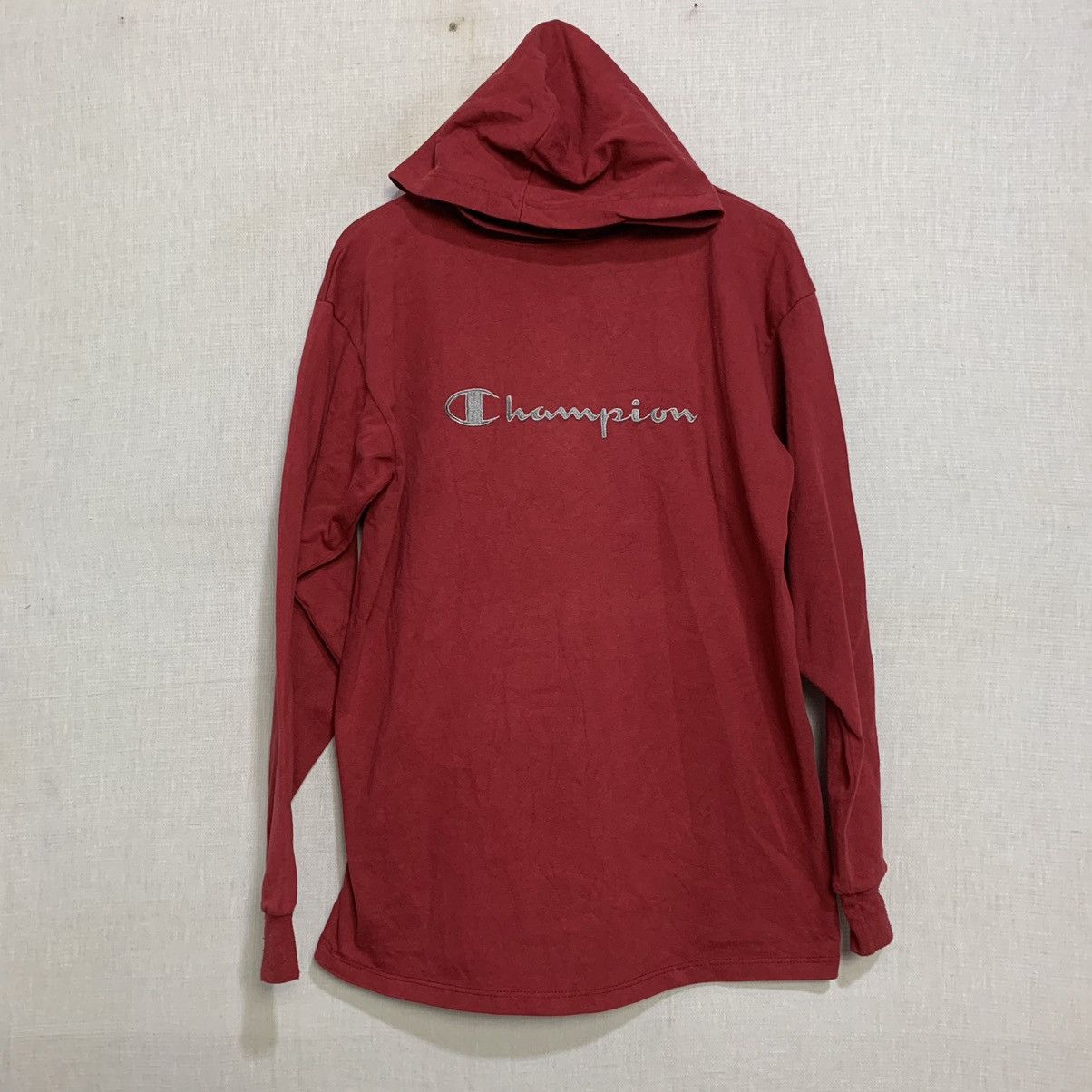 Hoodie sweatshirt champion spellout embroidered