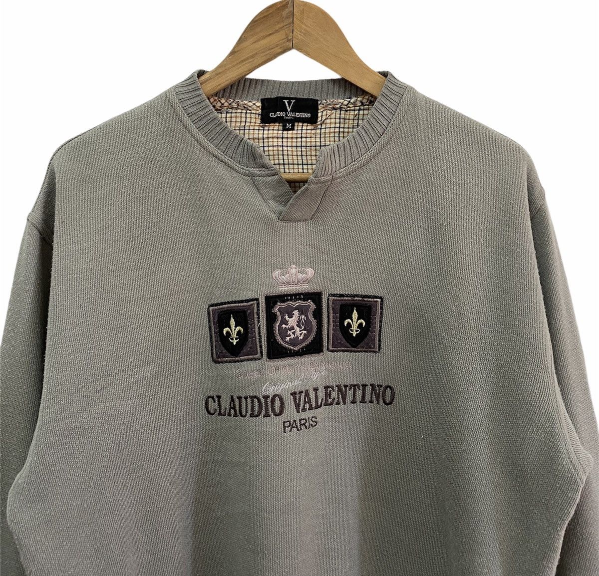 Vintage Vintage 90s Valentino Paris Sweatshirts Medium Size US M / EU 48-50 / 2 - 2 Thumbnail