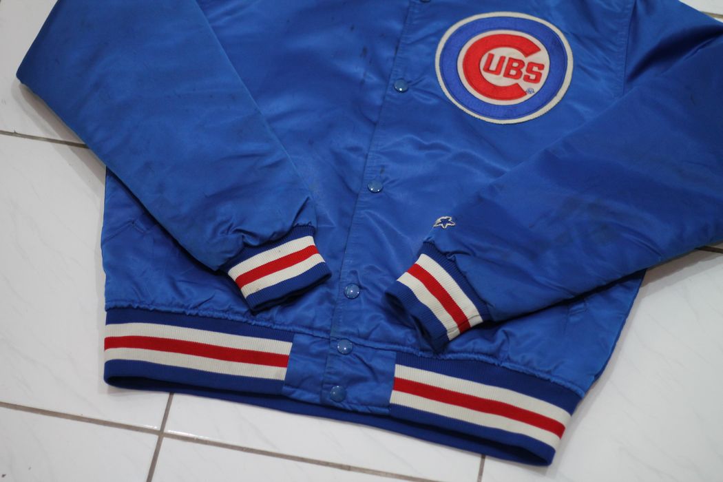 Chicago Cubs Diamond Collection Vintage 80s Made in USA Satin