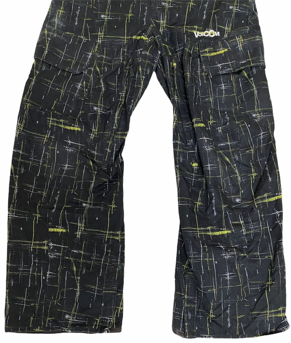Japanese Brand RARE Vintage Ski Wear Volcom Paint Splash Colour Block Pants Size US 35 - 2 Thumbnail