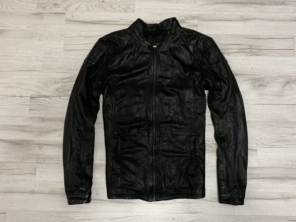 Leather Jacket Luxury Rvlt RVLT Revolution Leather Jacket Leather Black Men s XXL Grailed