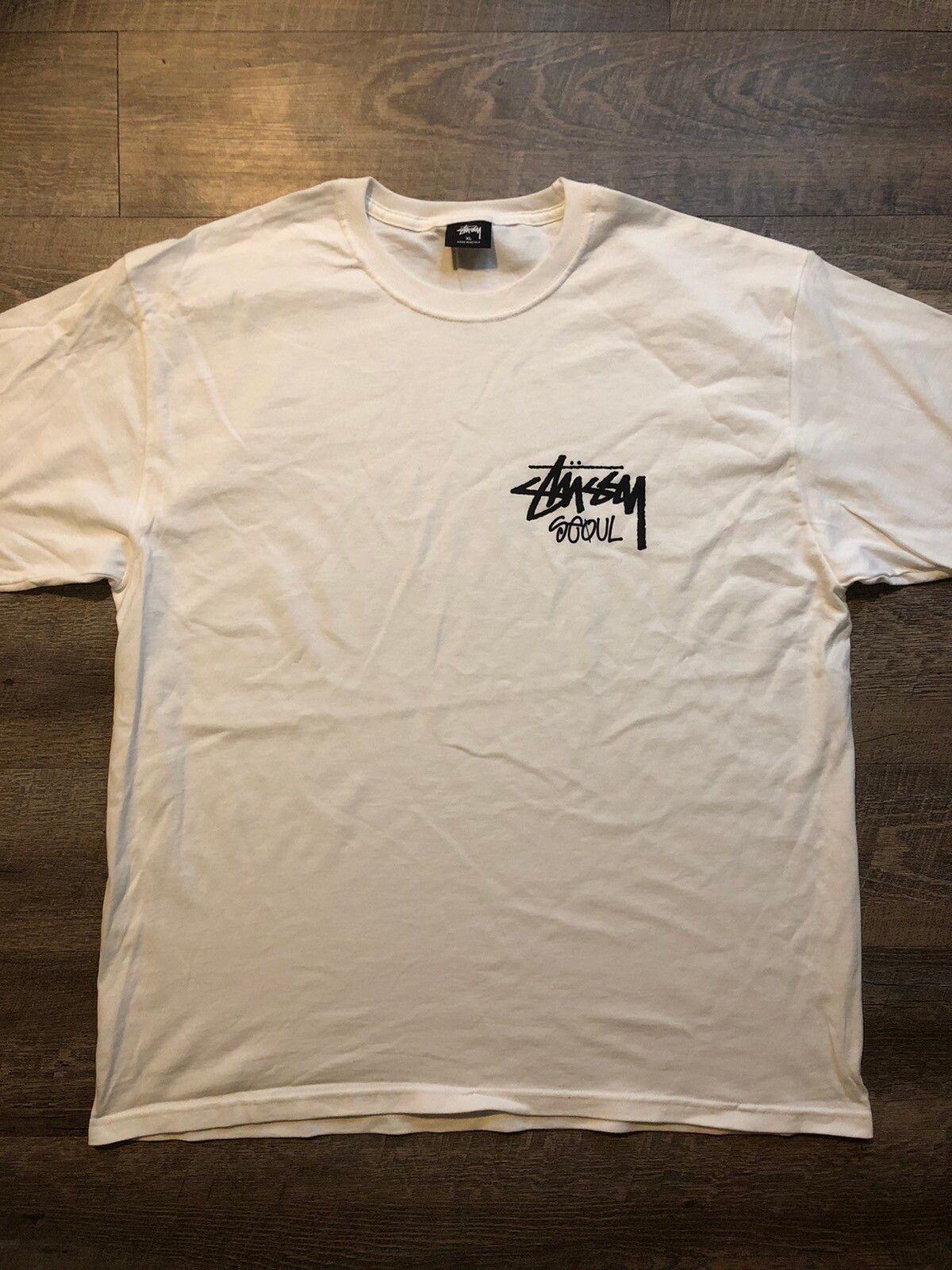 Stussy Rare Stussy Seoul White Tee Shirt Size XL | Grailed