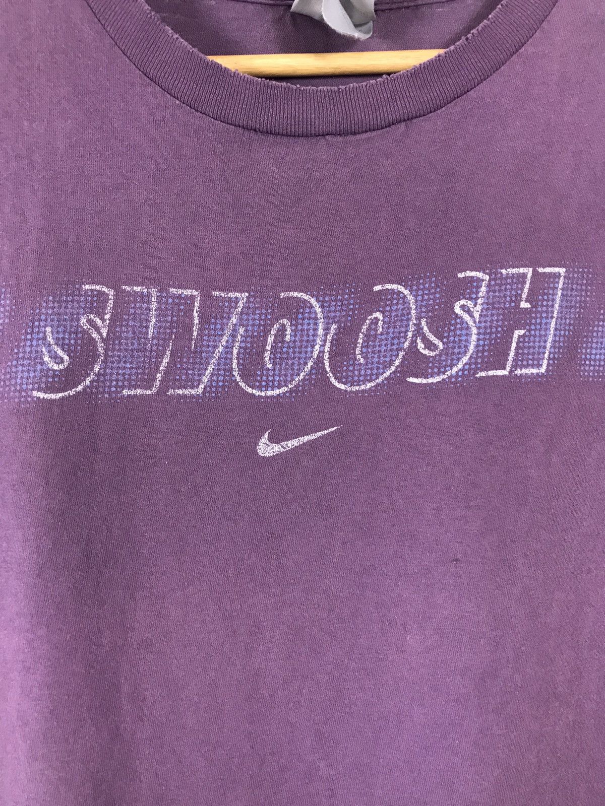 Nike × Vintage Nike swoosh streetwear vintage tee Size US XL / EU 56 / 4 - 3 Thumbnail