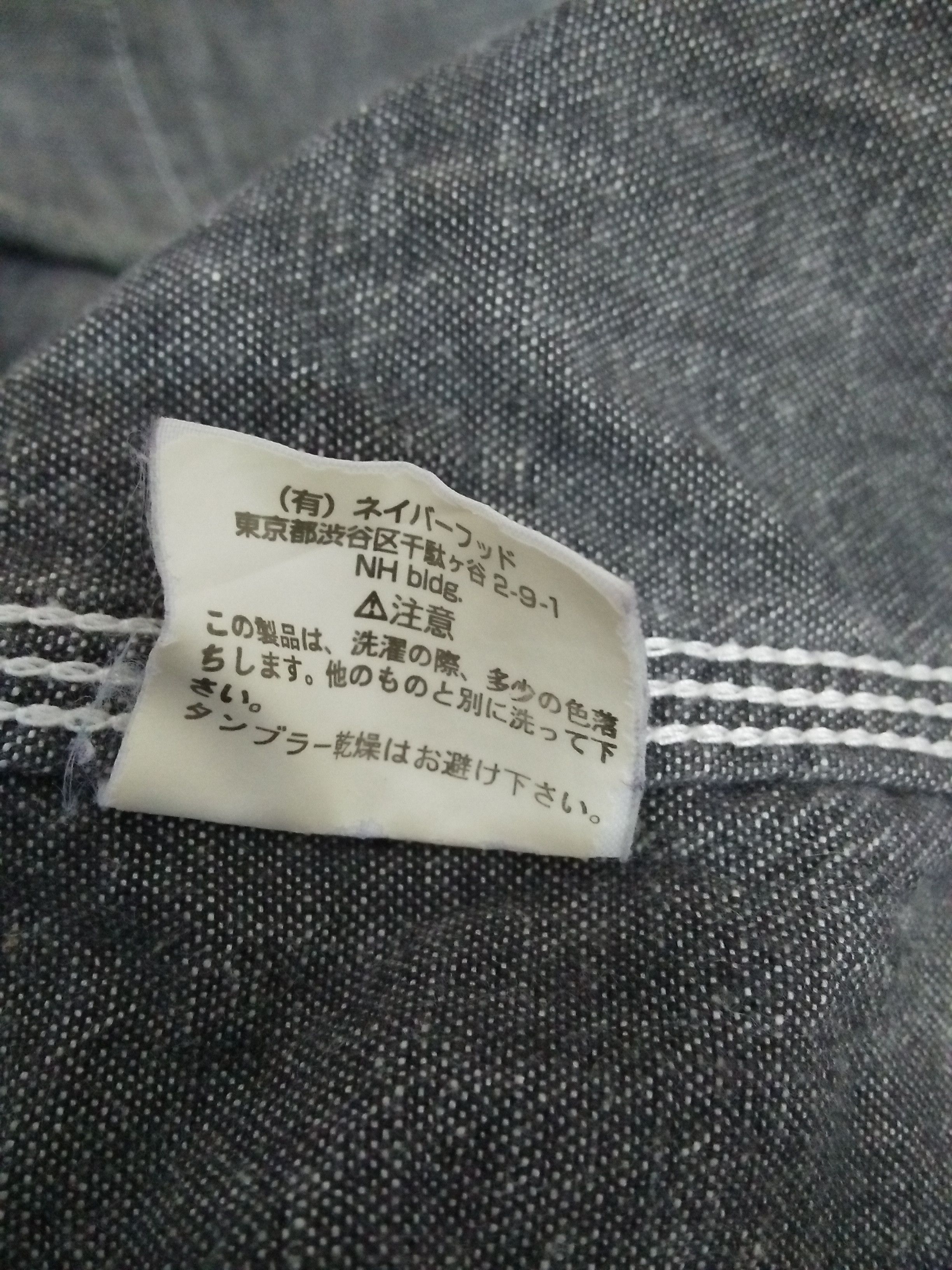 Neighborhood NBHD NEIGHBORHOOD JAPAN 2001 APPAREL SELVEDGE (B62) Size US XL / EU 56 / 4 - 8 Thumbnail