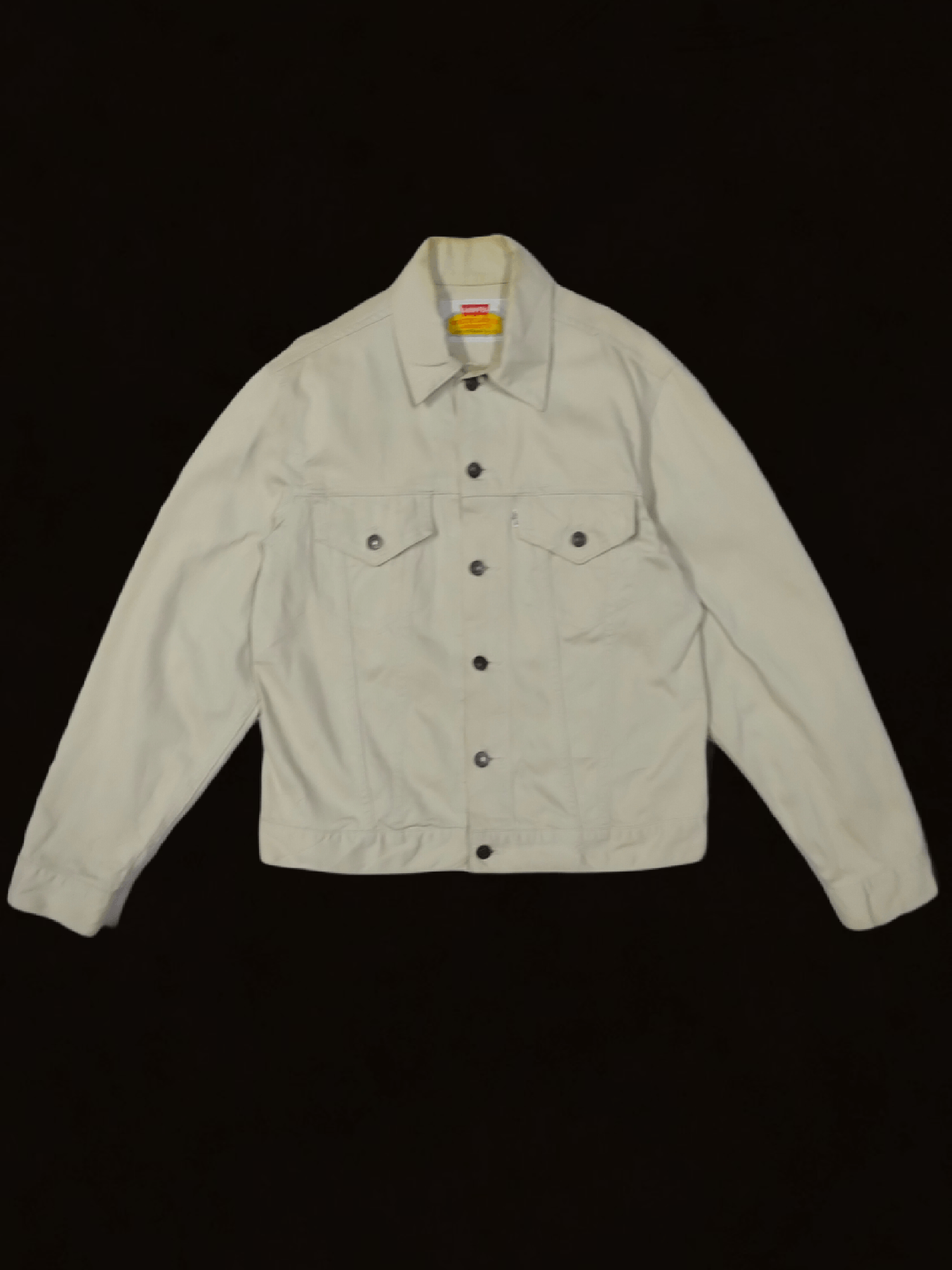 Levi's 🔥LEVI'S WHITE TRUCKERS JACKETS Size US M / EU 48-50 / 2 - 1 Thumbnail