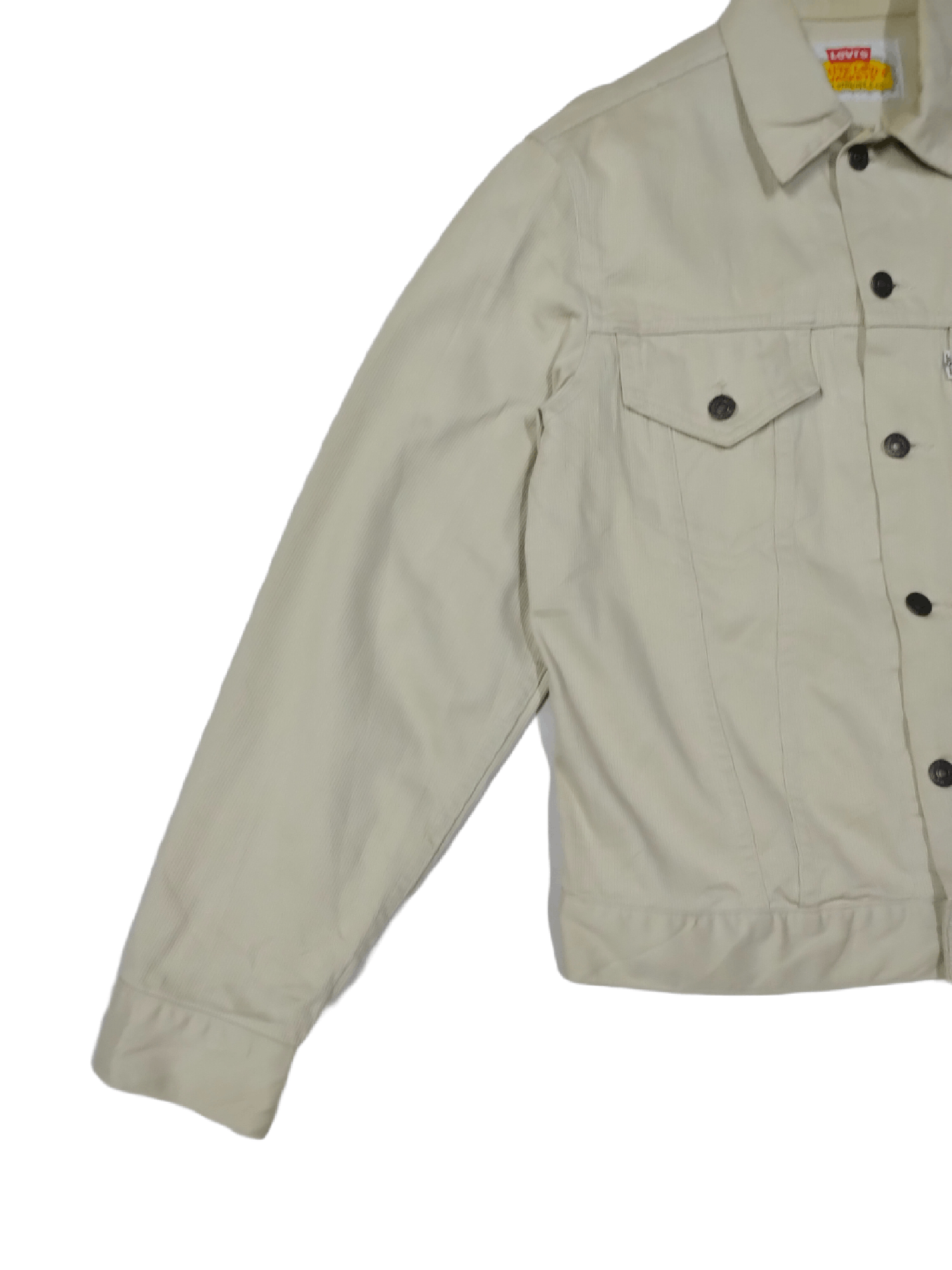 Levi's 🔥LEVI'S WHITE TRUCKERS JACKETS Size US M / EU 48-50 / 2 - 3 Thumbnail