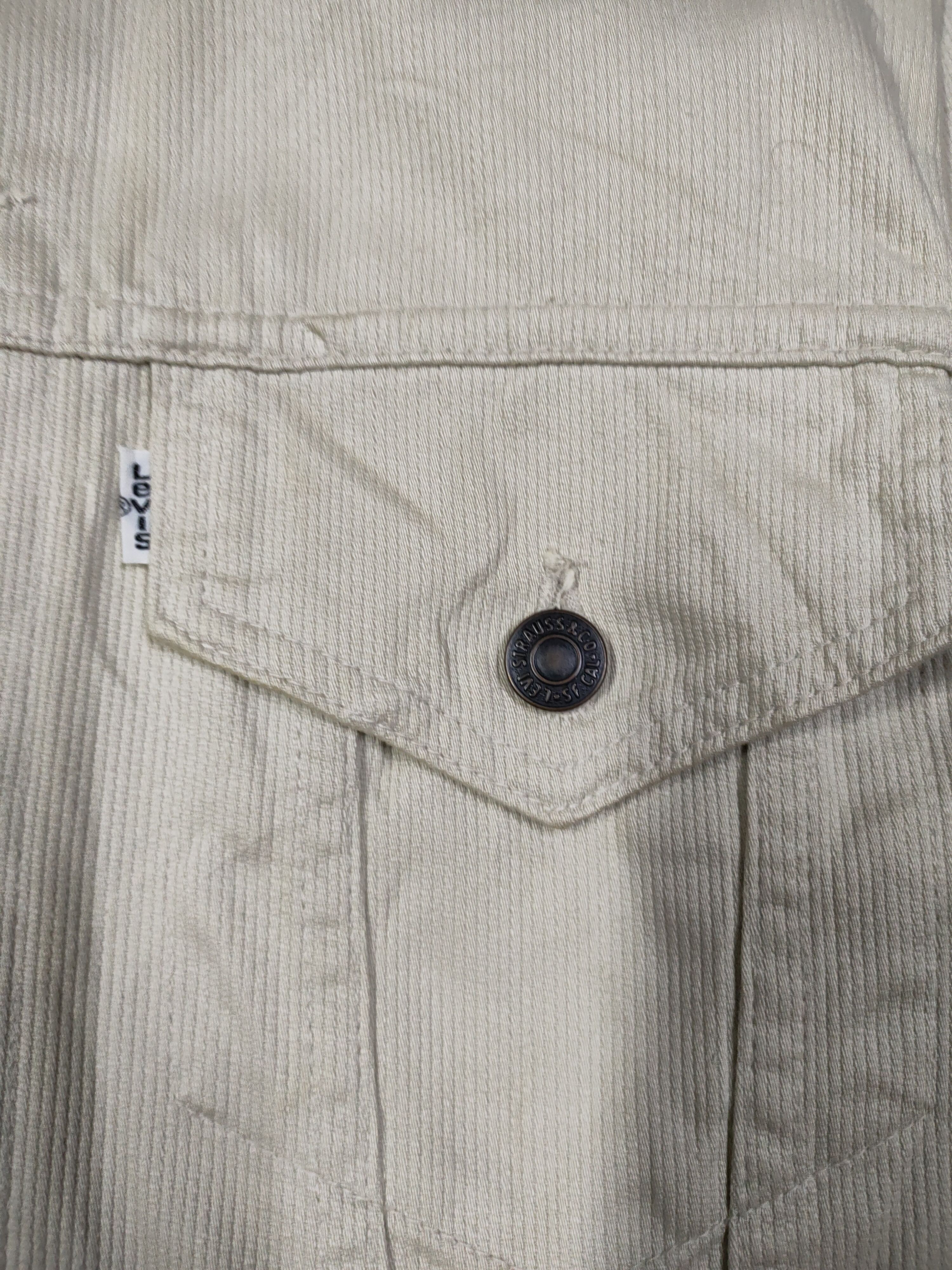 Levi's 🔥LEVI'S WHITE TRUCKERS JACKETS Size US M / EU 48-50 / 2 - 10 Thumbnail