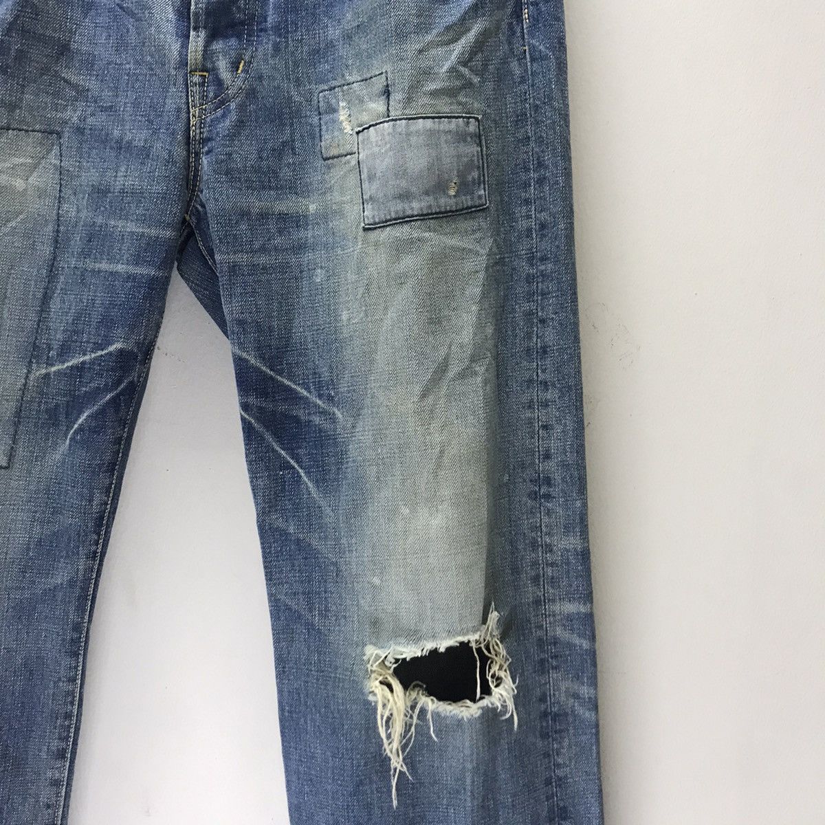 Spellbound Japanese Brand Spellbound Distressed Denim Jeans Size US 33 - 7 Thumbnail