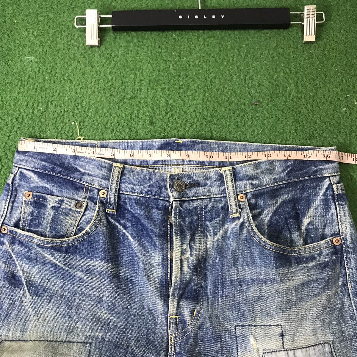 Spellbound Japanese Brand Spellbound Distressed Denim Jeans Size US 33 - 20 Thumbnail