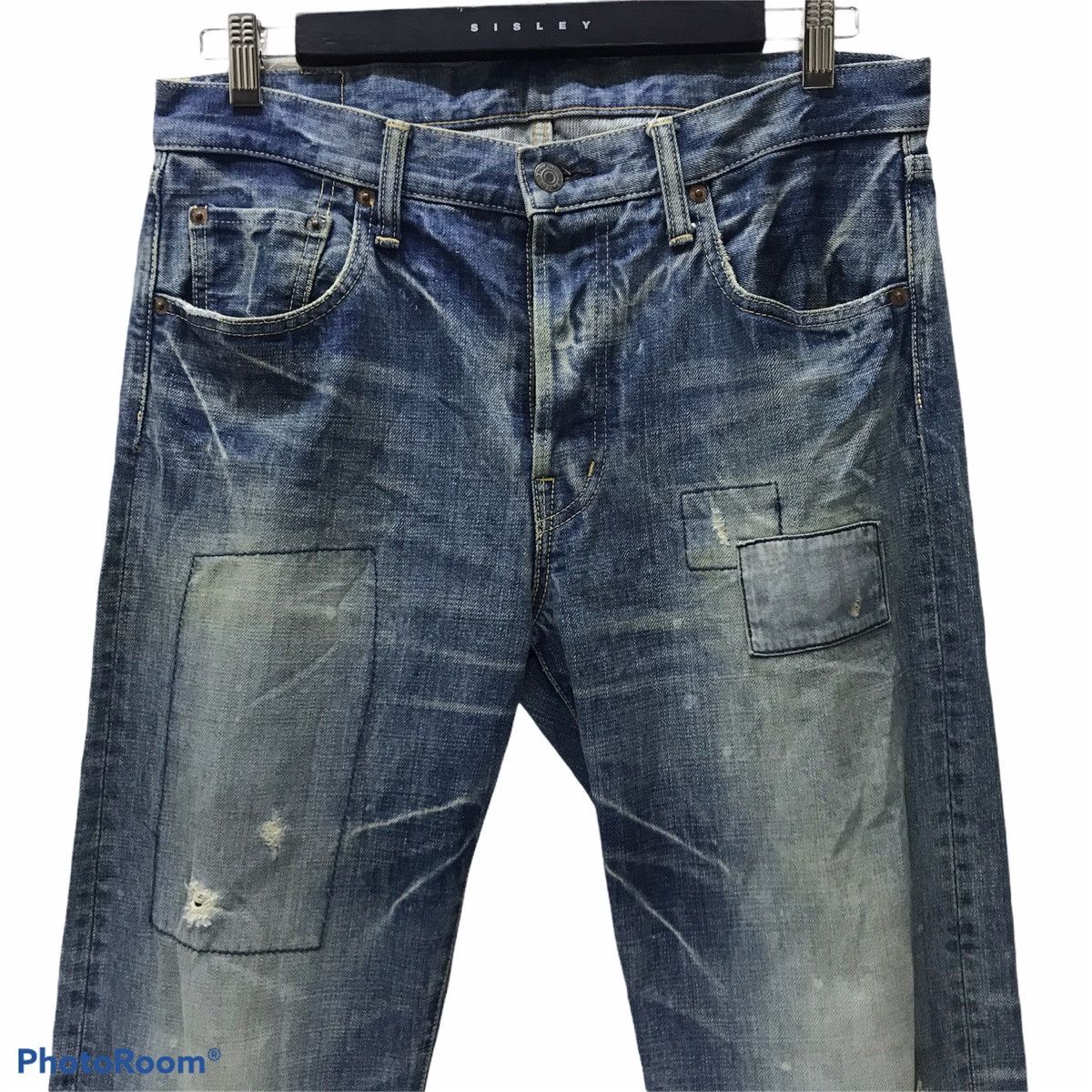 Spellbound Japanese Brand Spellbound Distressed Denim Jeans Size US 33 - 3 Thumbnail