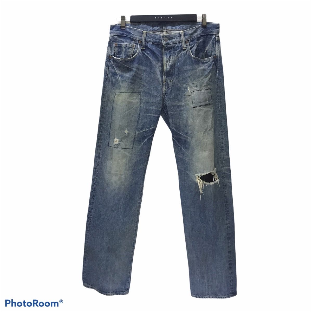 Spellbound Japanese Brand Spellbound Distressed Denim Jeans Size US 33 - 2 Thumbnail