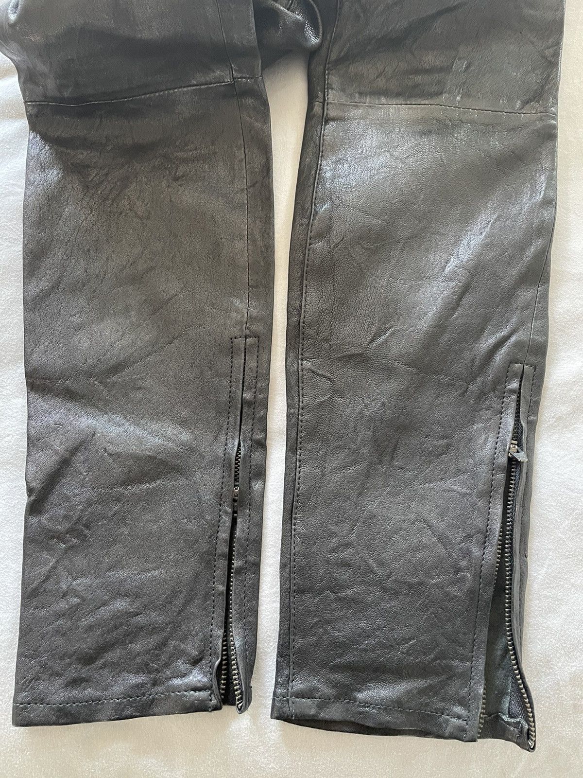 J Brand J brand skinny leather ankle zip pants Size US 27 - 10 Thumbnail