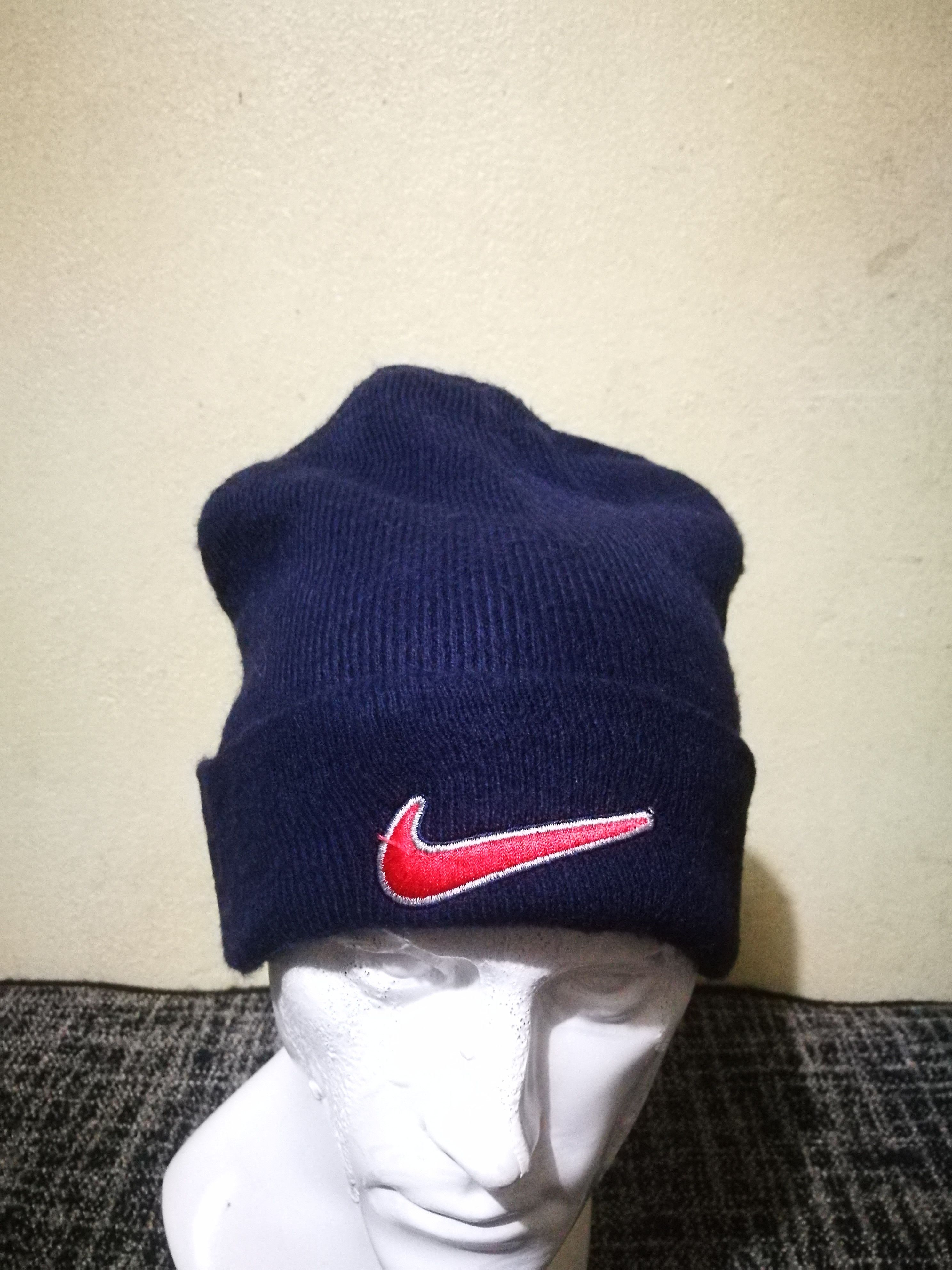 Nike × Vintage Vintage Nike Big Swoosh Beanie Size ONE SIZE - 1 Thumbnail
