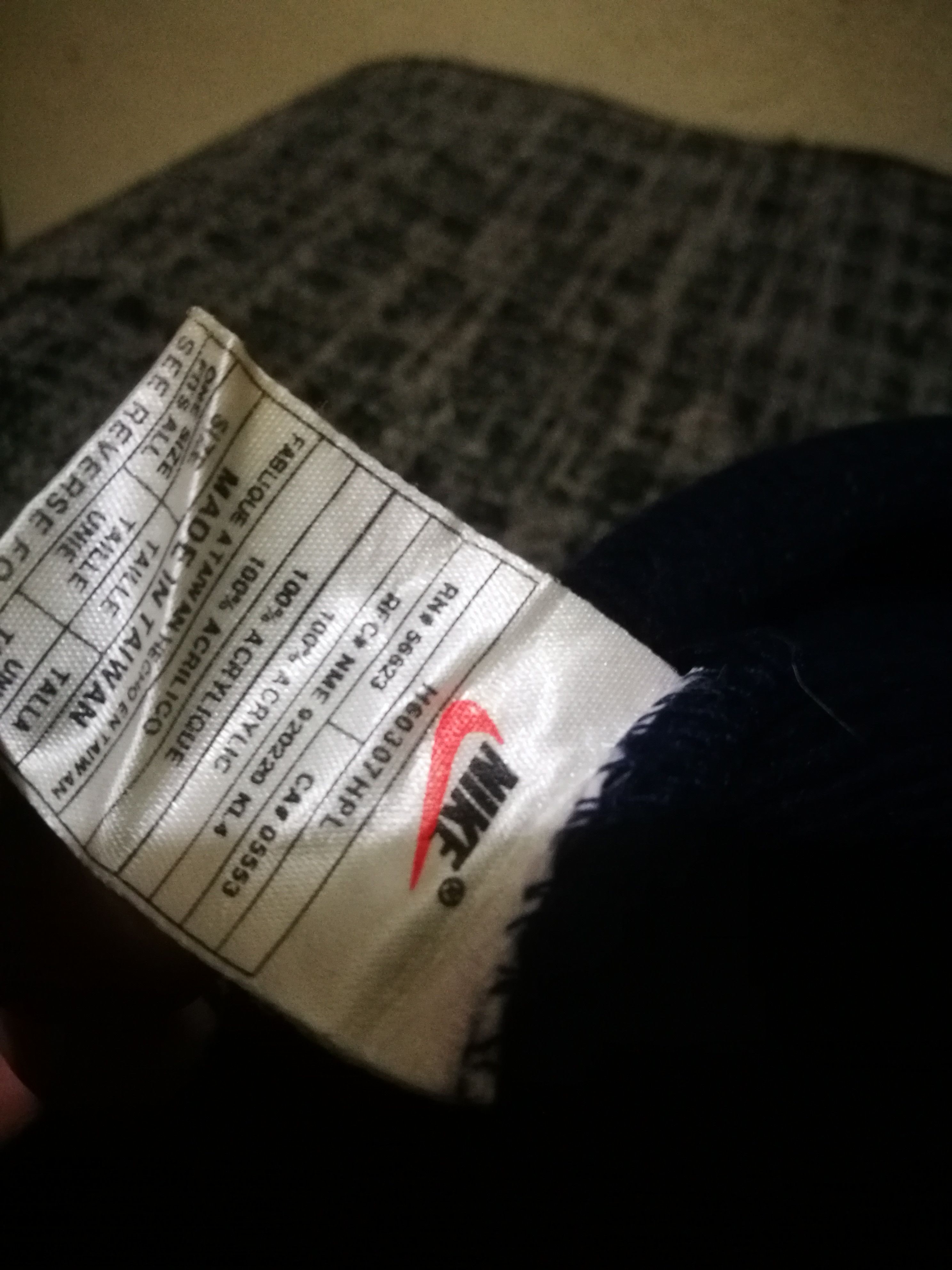 Nike × Vintage Vintage Nike Big Swoosh Beanie Size ONE SIZE - 2 Thumbnail
