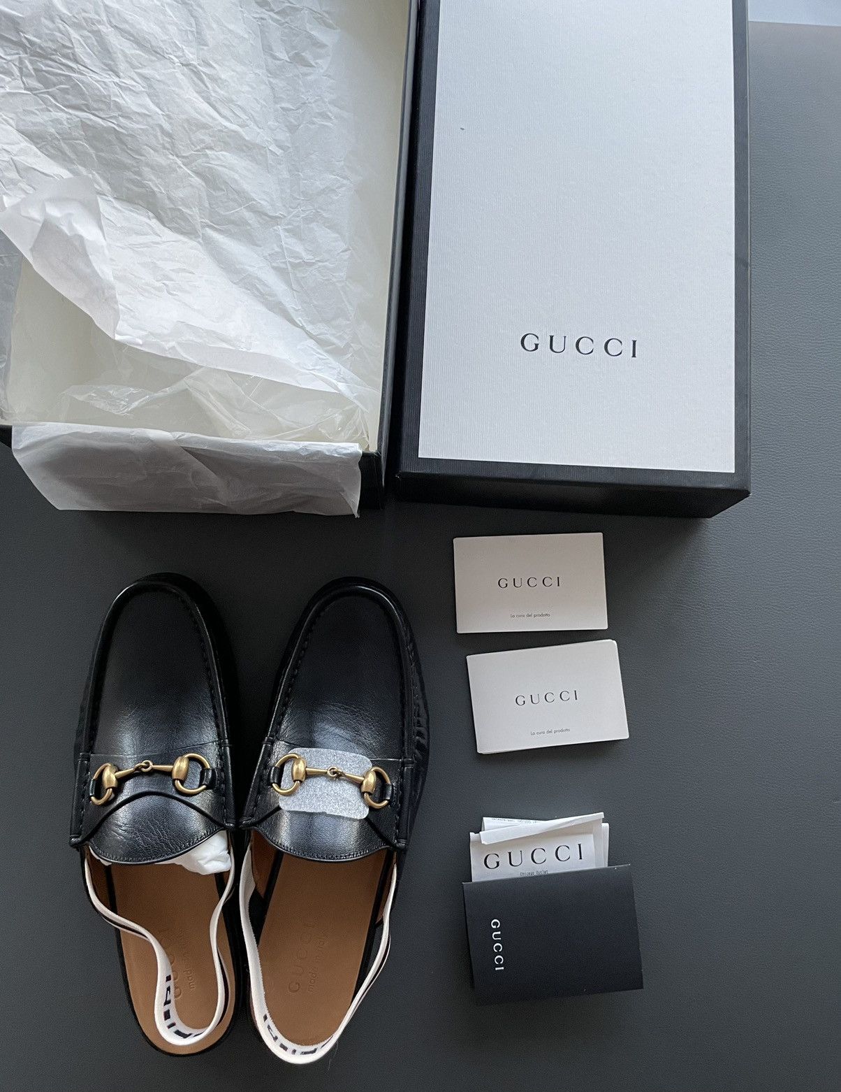 Gucci Gucci Super Runway Elastic Logo Leather Loafer New Size US 10 / EU 43 - 5 Thumbnail