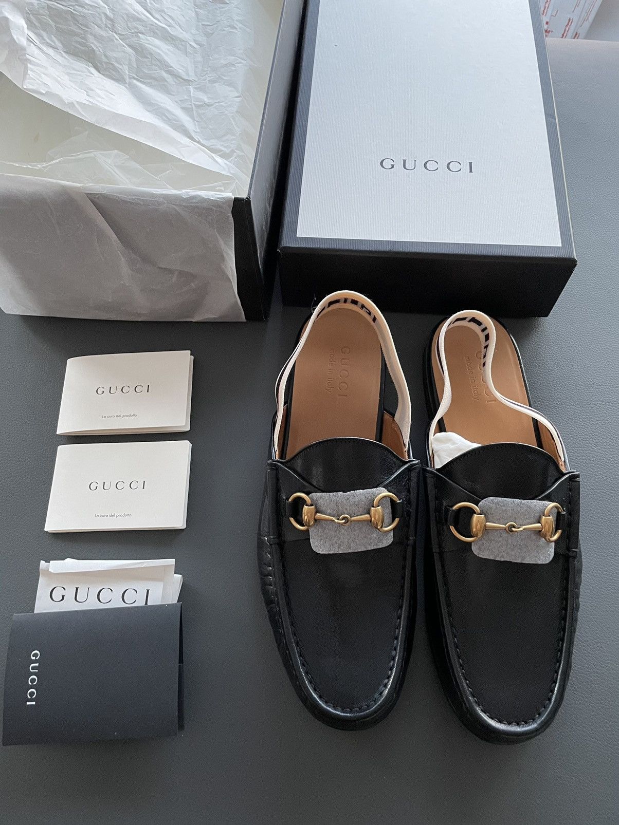 Gucci Gucci Super Runway Elastic Logo Leather Loafer New Size US 10 / EU 43 - 3 Thumbnail