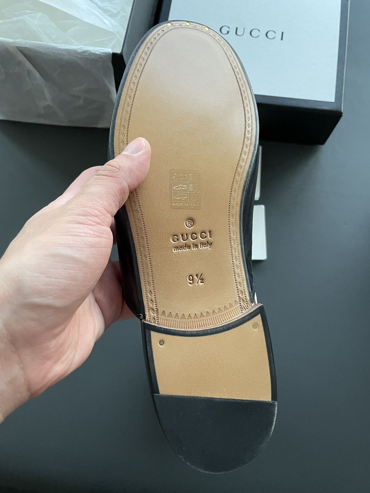 Gucci Gucci Super Runway Elastic Logo Leather Loafer New Size US 10 / EU 43 - 9 Thumbnail
