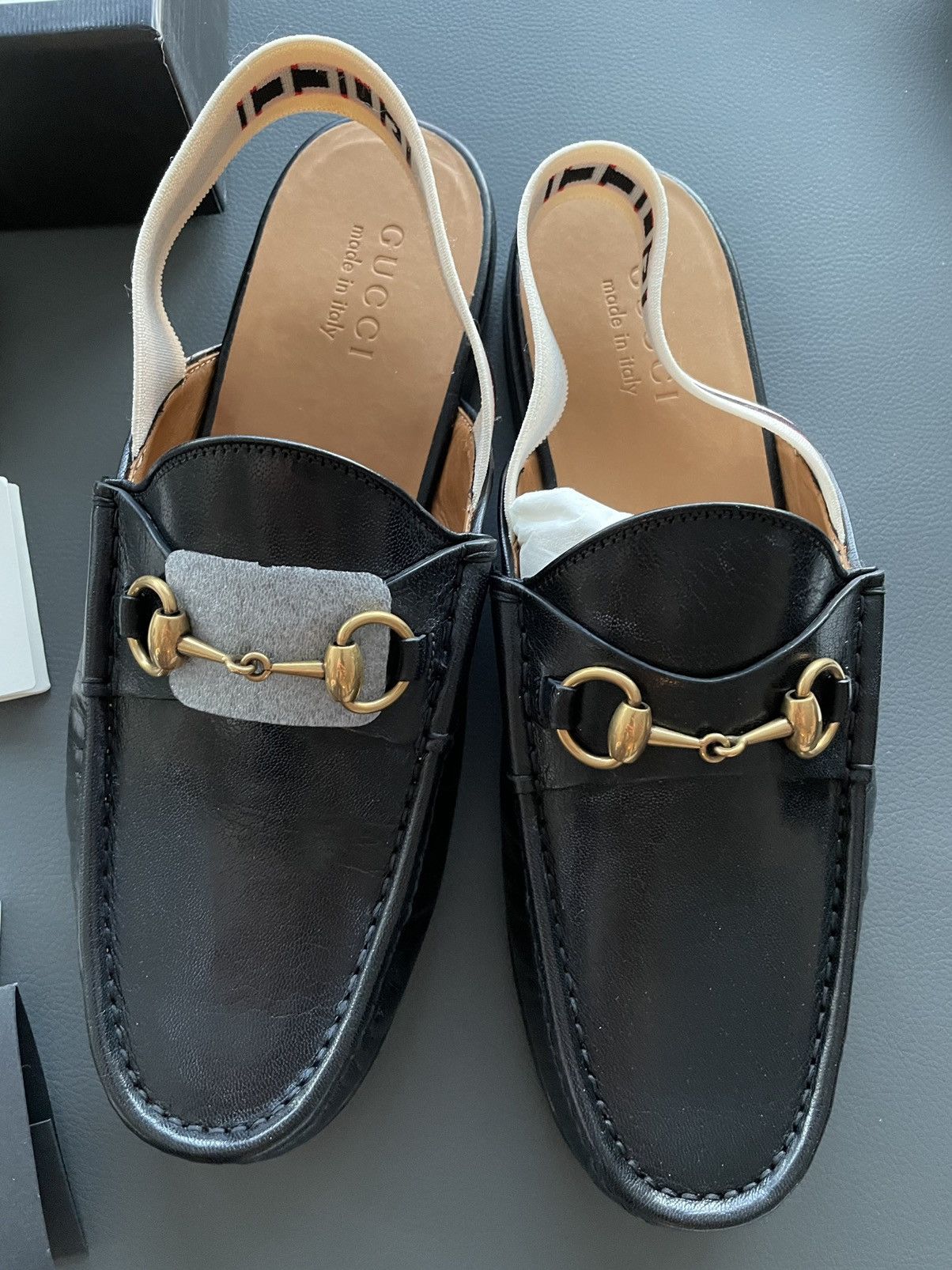 Gucci Gucci Super Runway Elastic Logo Leather Loafer New Size US 10 / EU 43 - 6 Thumbnail