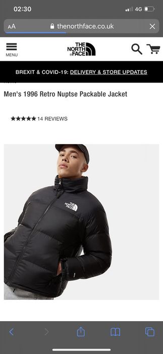 The North Face Men's 1996 Retro Nuptse Packable Jacket | Grailed