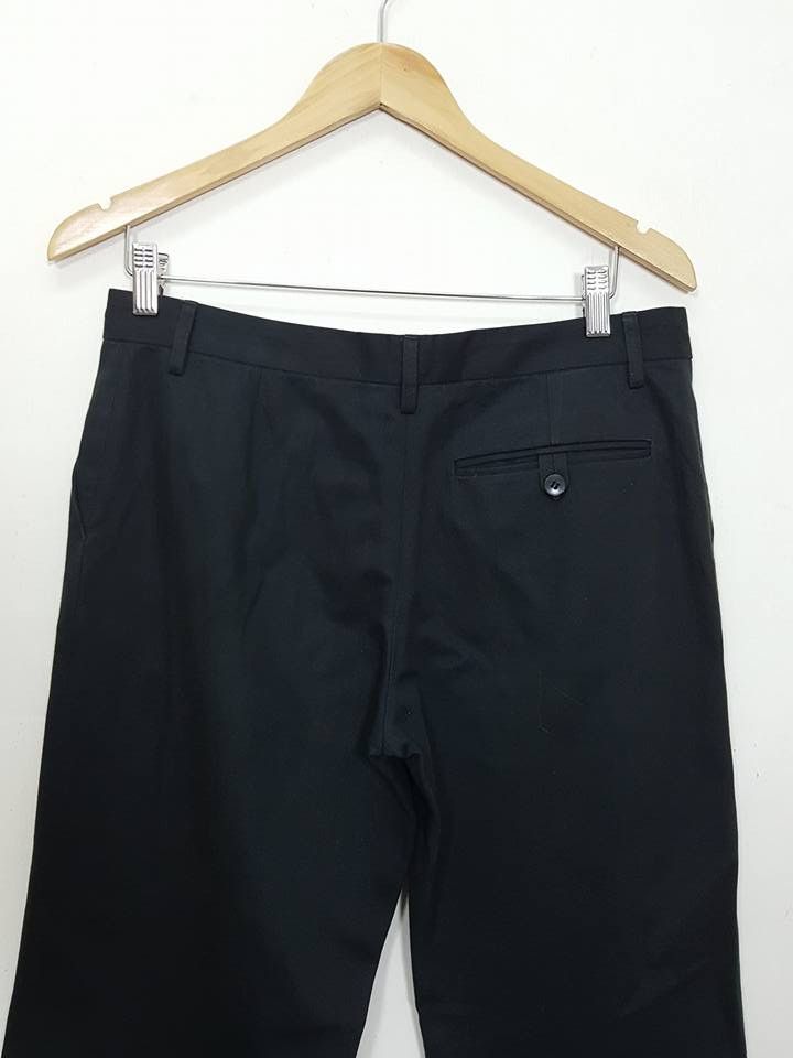 MADE IN JAPAN Agnes B. Paris Black Wide Casual Trouser Pant