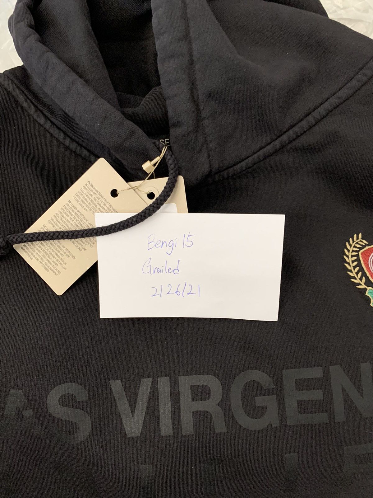 Yeezy Yeezy season 5 las virgenes unified hoodie Size US S / EU 44-46 / 1 - 6 Thumbnail