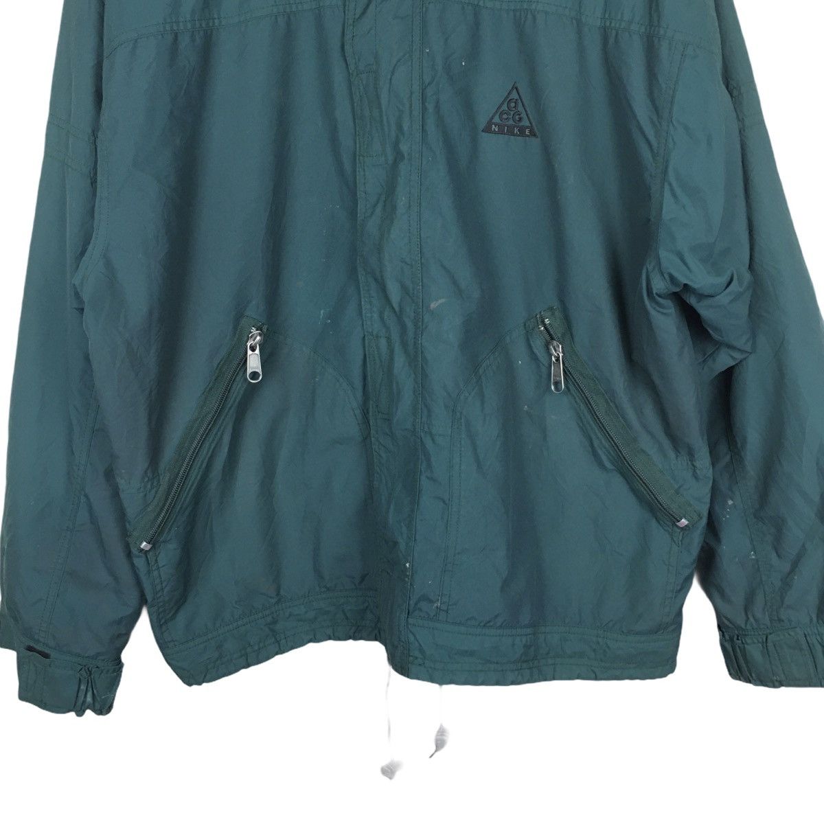 Nike ACG Vtg Nike ACG Zip Up Nylon Windbreaker Jacket Size US L / EU 52-54 / 3 - 3 Thumbnail