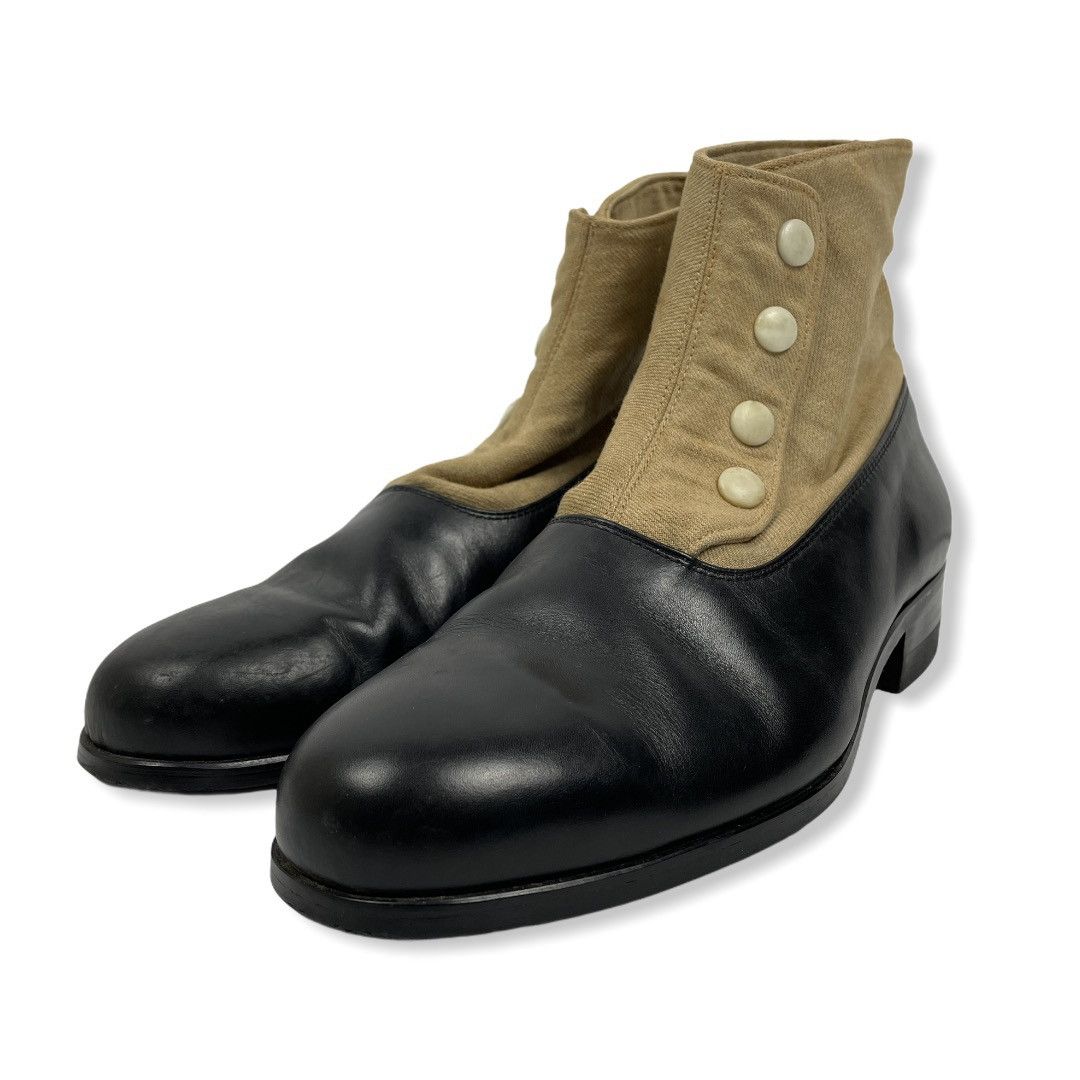 Yohji Yamamoto Duck Canvas & Leather Boots - AW '94 Size US 7 / EU 40 - 1 Thumbnail