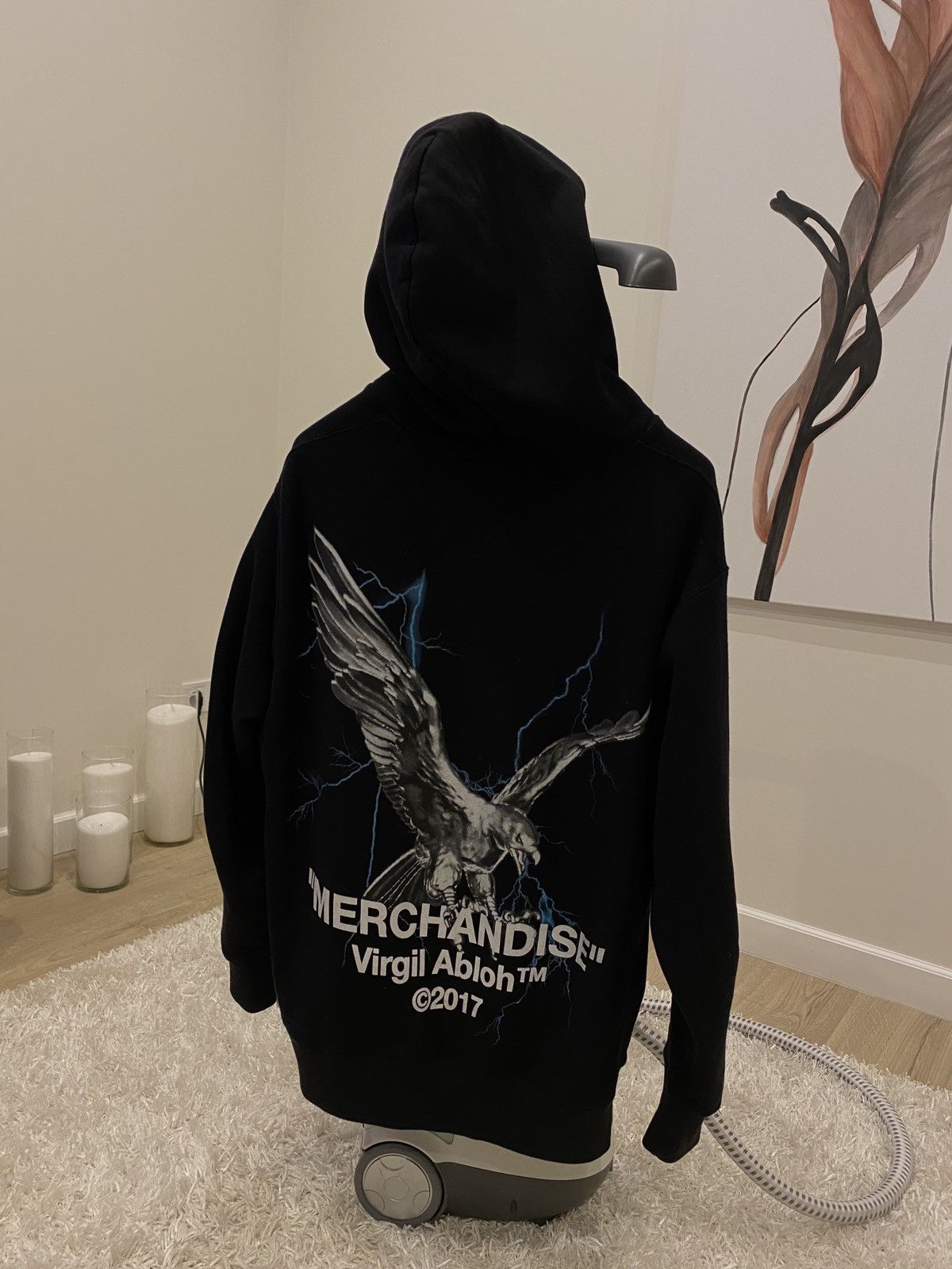 Travis scott virgil abloh best sale merchandise hoodie