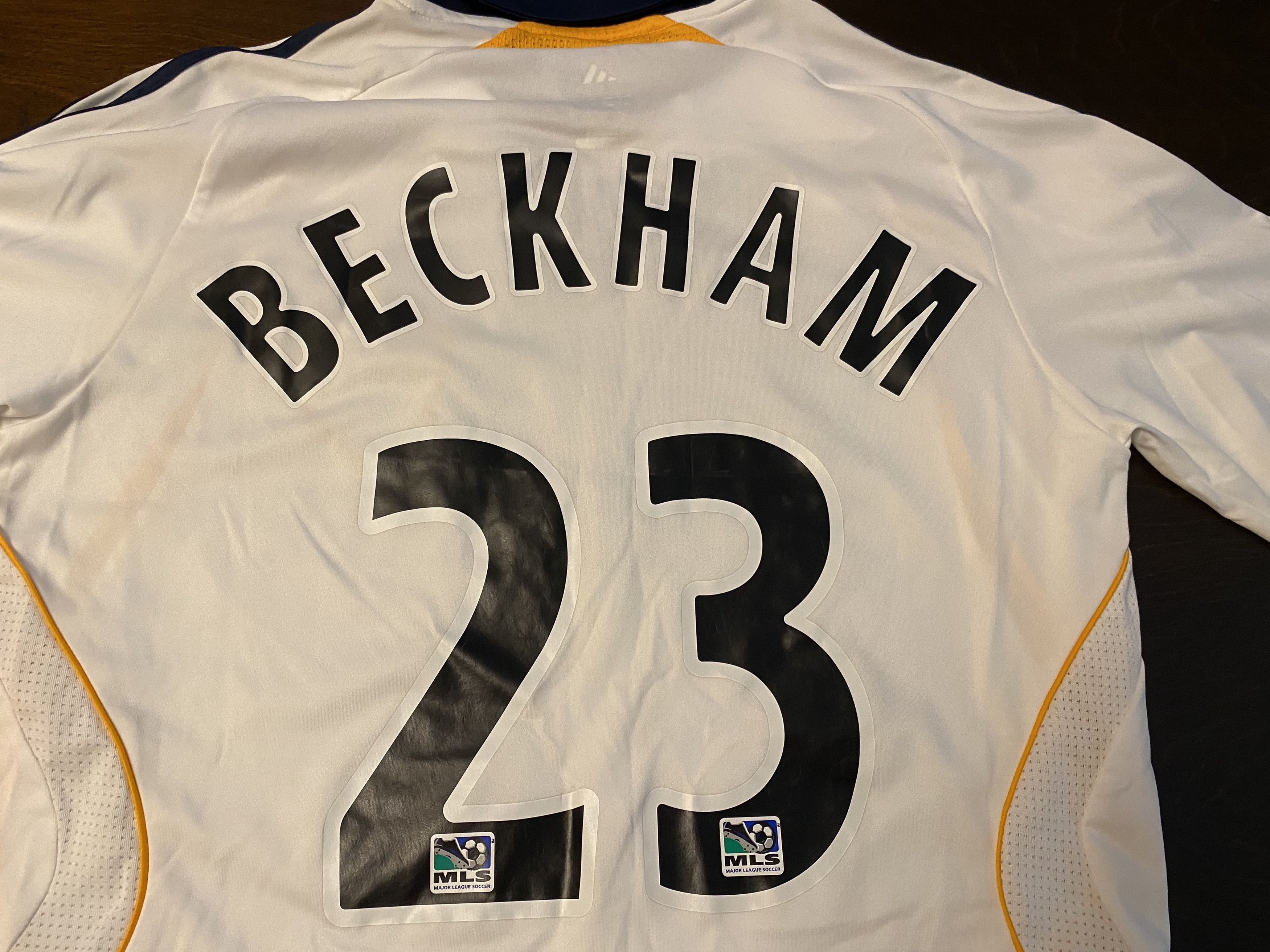 2007-2008 – Rare LA Galaxy Jersey – David Beckham Debut - S