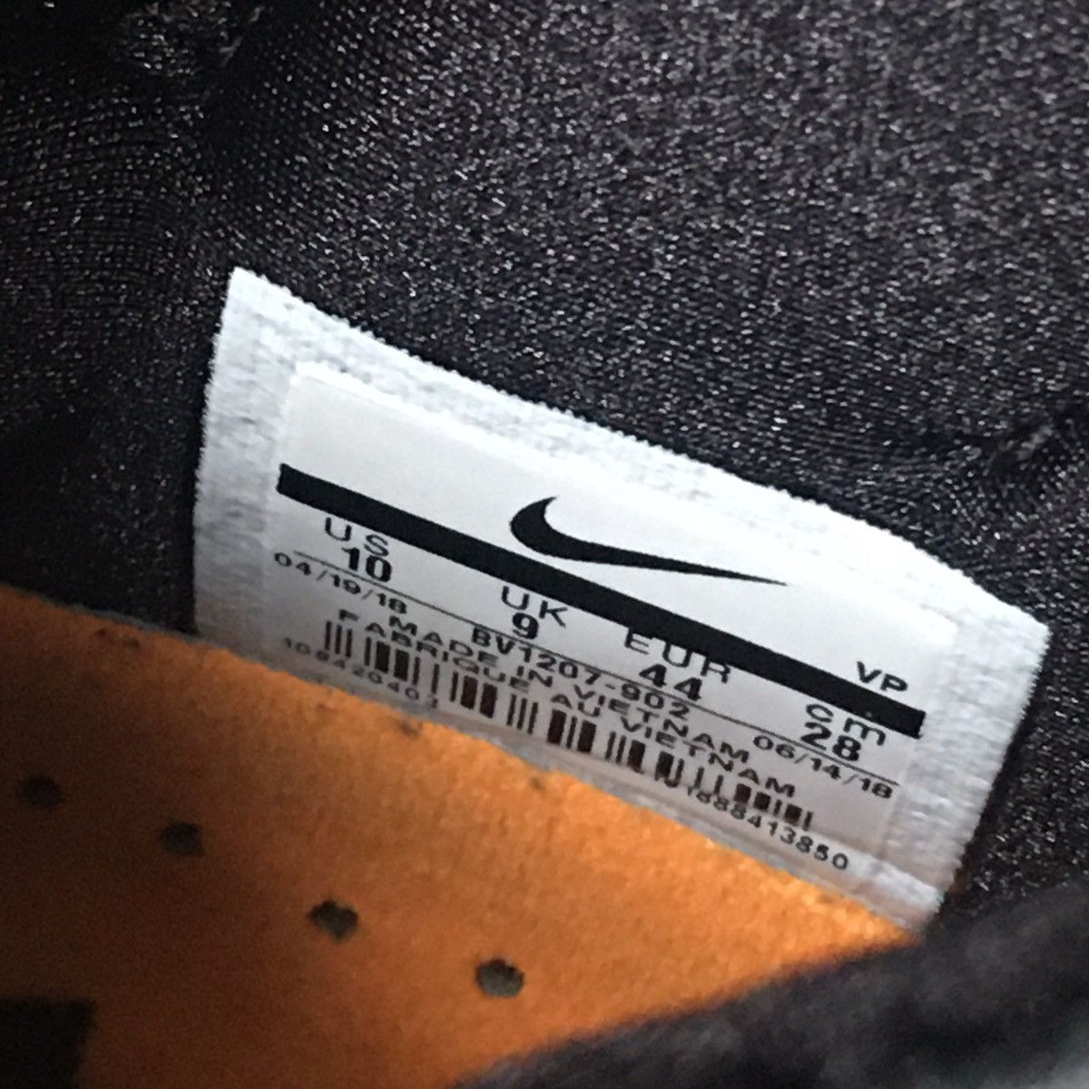 Nike Undefeated x Zoom Kobe 1 Protro PE Orange Camo 2018 Size US 10 / EU 43 - 9 Thumbnail
