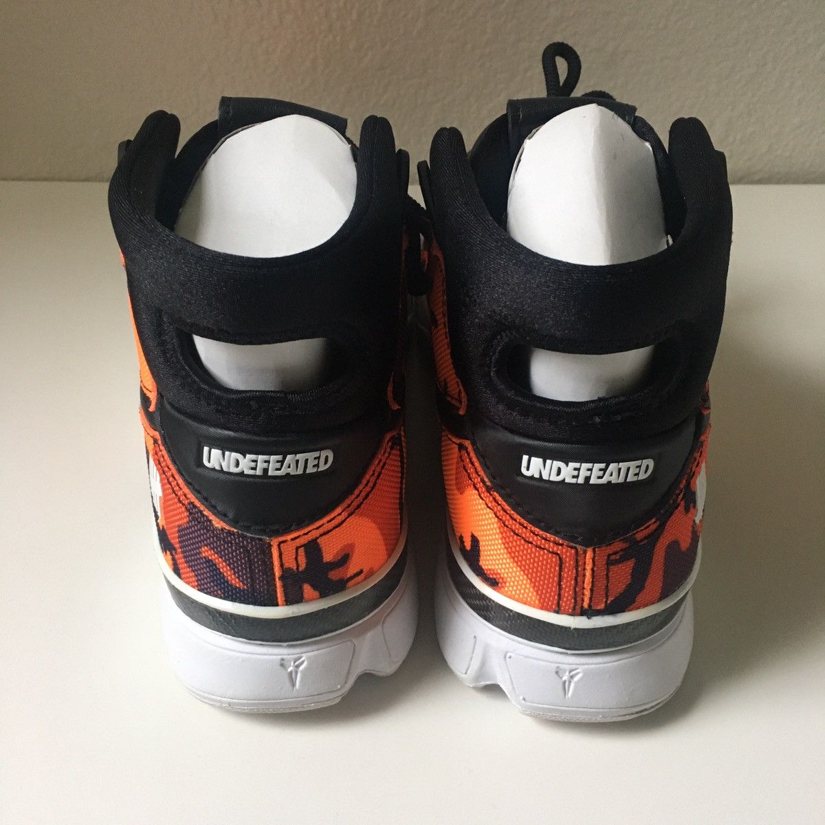 Nike Undefeated x Zoom Kobe 1 Protro PE Orange Camo 2018 Size US 10 / EU 43 - 7 Thumbnail