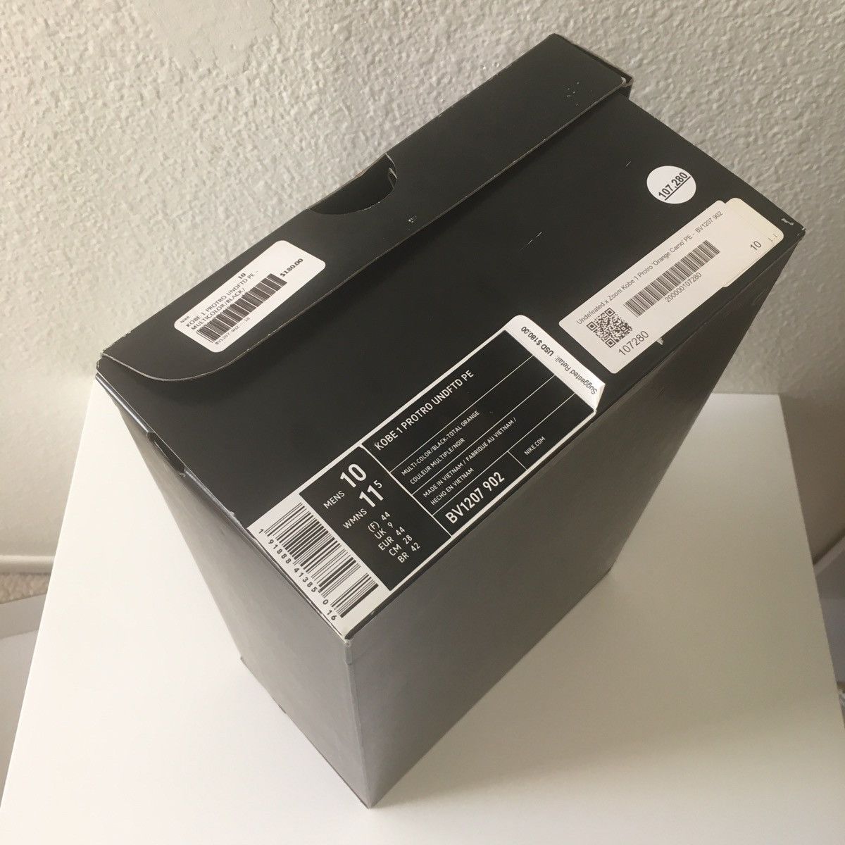 Nike Undefeated x Zoom Kobe 1 Protro PE Orange Camo 2018 Size US 10 / EU 43 - 10 Thumbnail