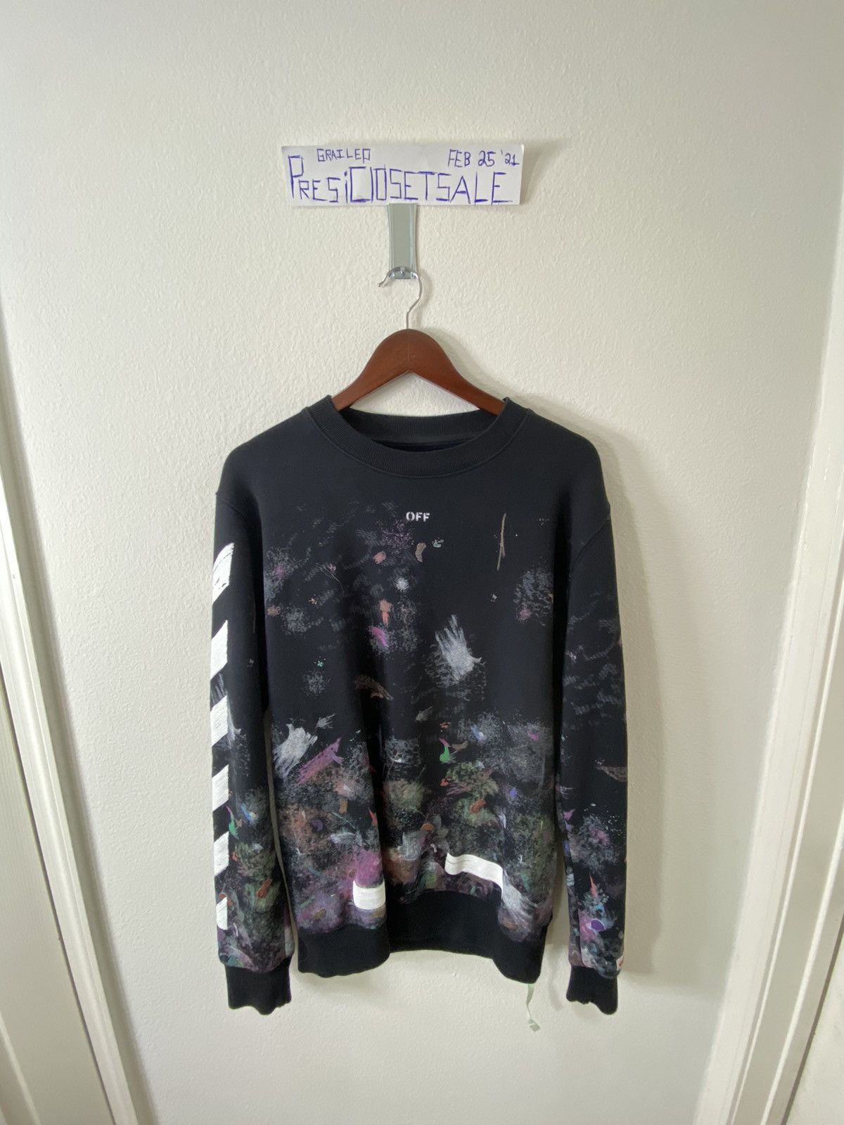 Off White Galaxy Hoodie | Grailed
