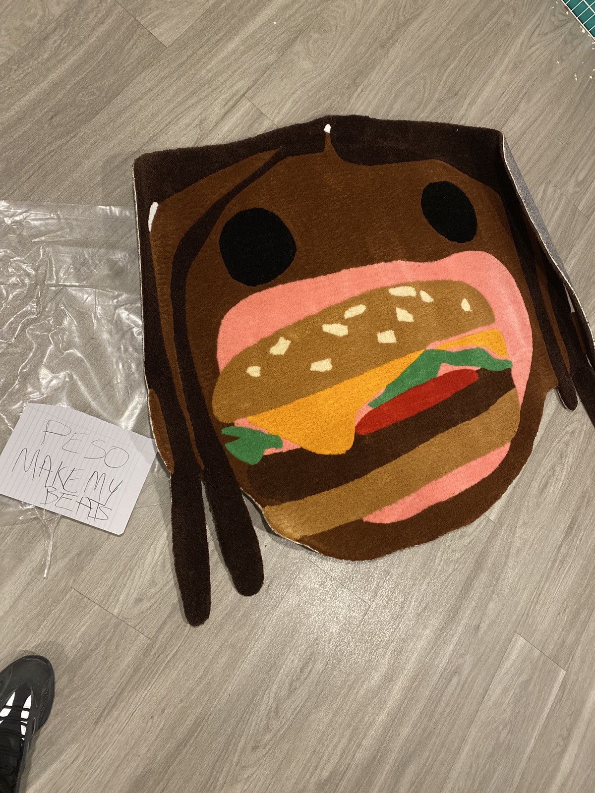 Travis Scott *IN HAND* CPFM 4 CACTUS JACK BURGER MOUTH RUG Travis Scott *IN HAND* CPFM 4 CACTUS JACK BURGER MOUTH RUG