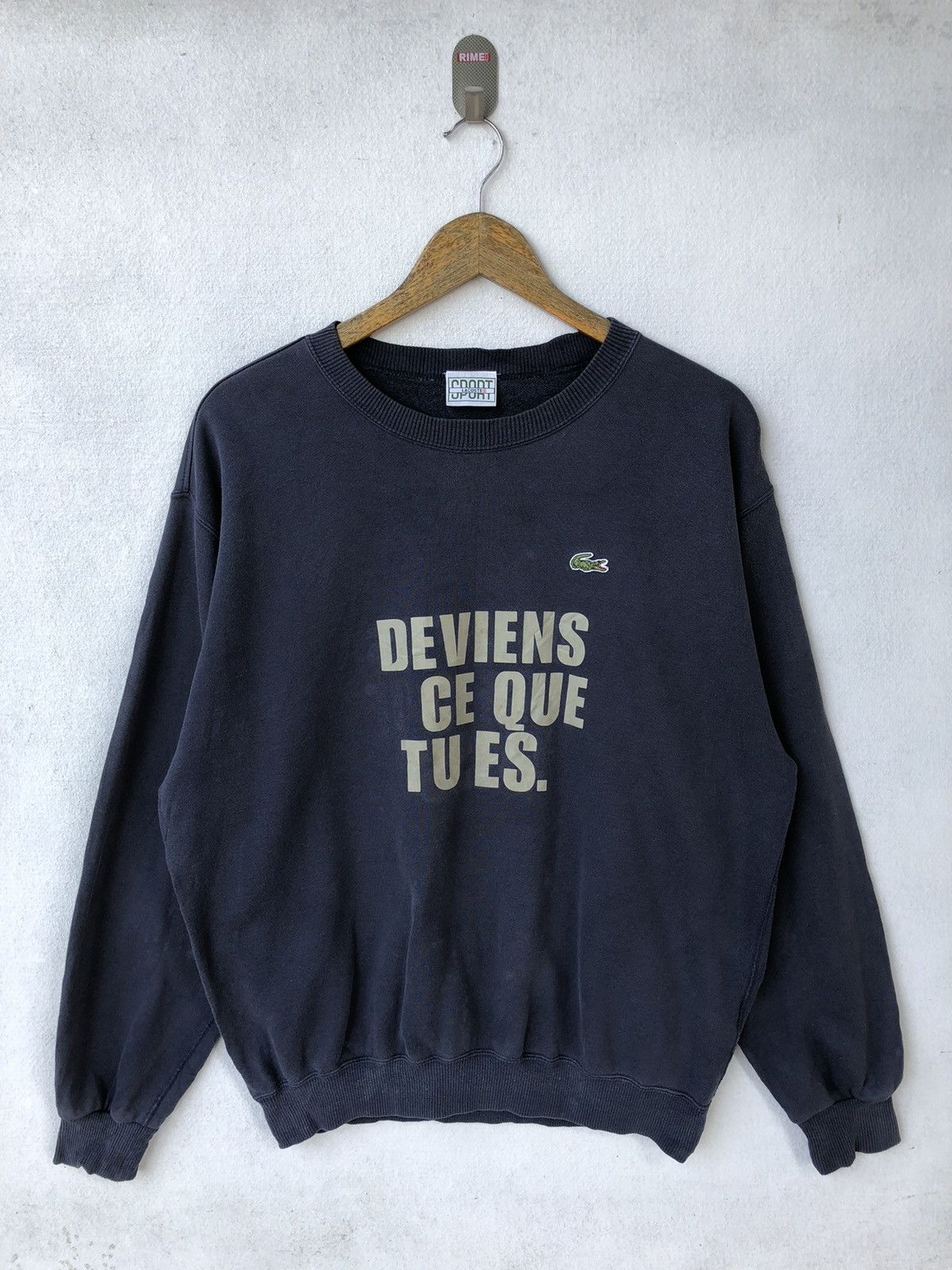 Lacoste × Vintage Vintage Lacoste Sweatshirt Size US L / EU 52-54 / 3 - 1 Thumbnail