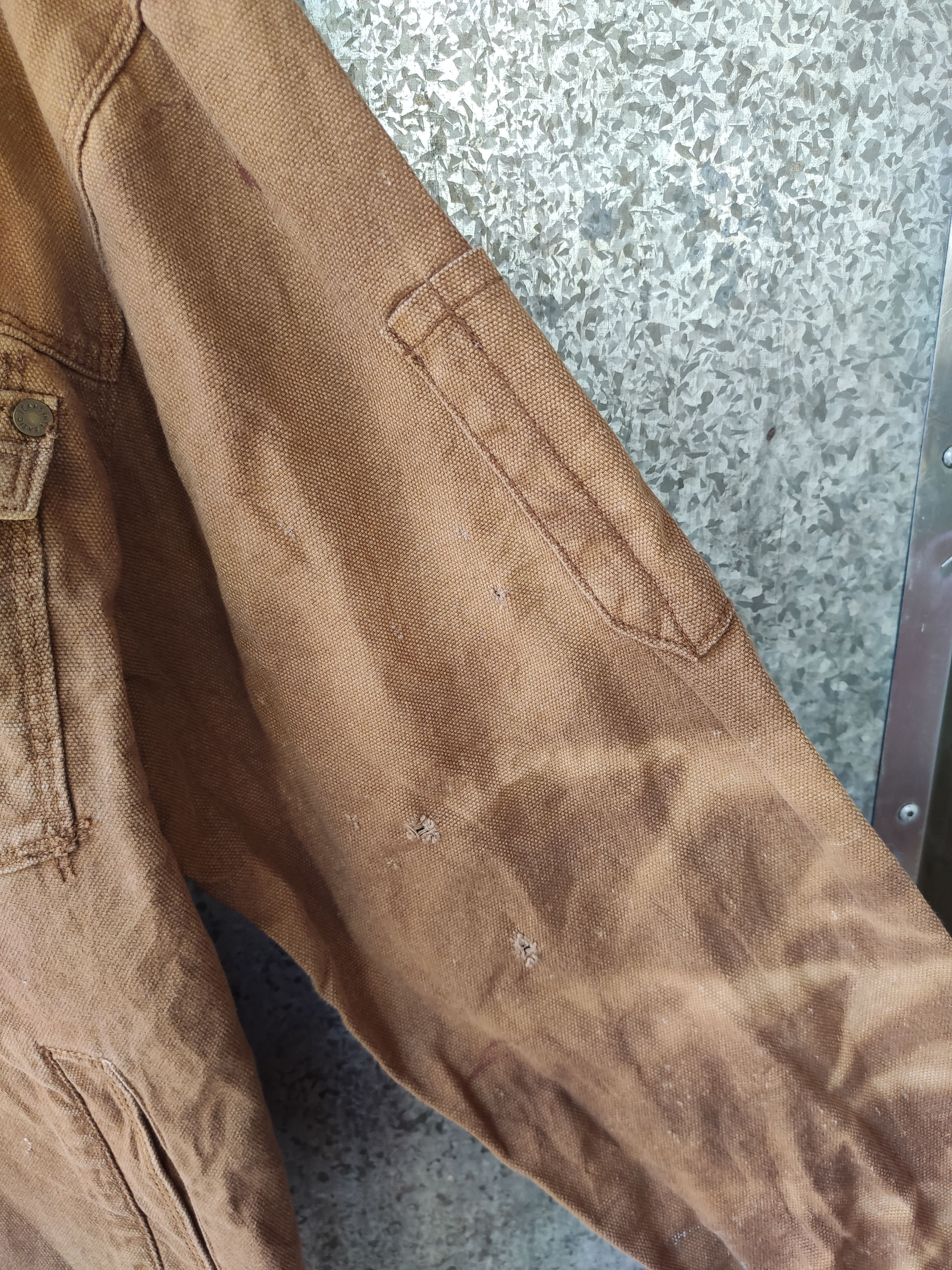 Fox Racing Fire Fox jacket Chore distressed sun faded Size US L / EU 52-54 / 3 - 6 Thumbnail