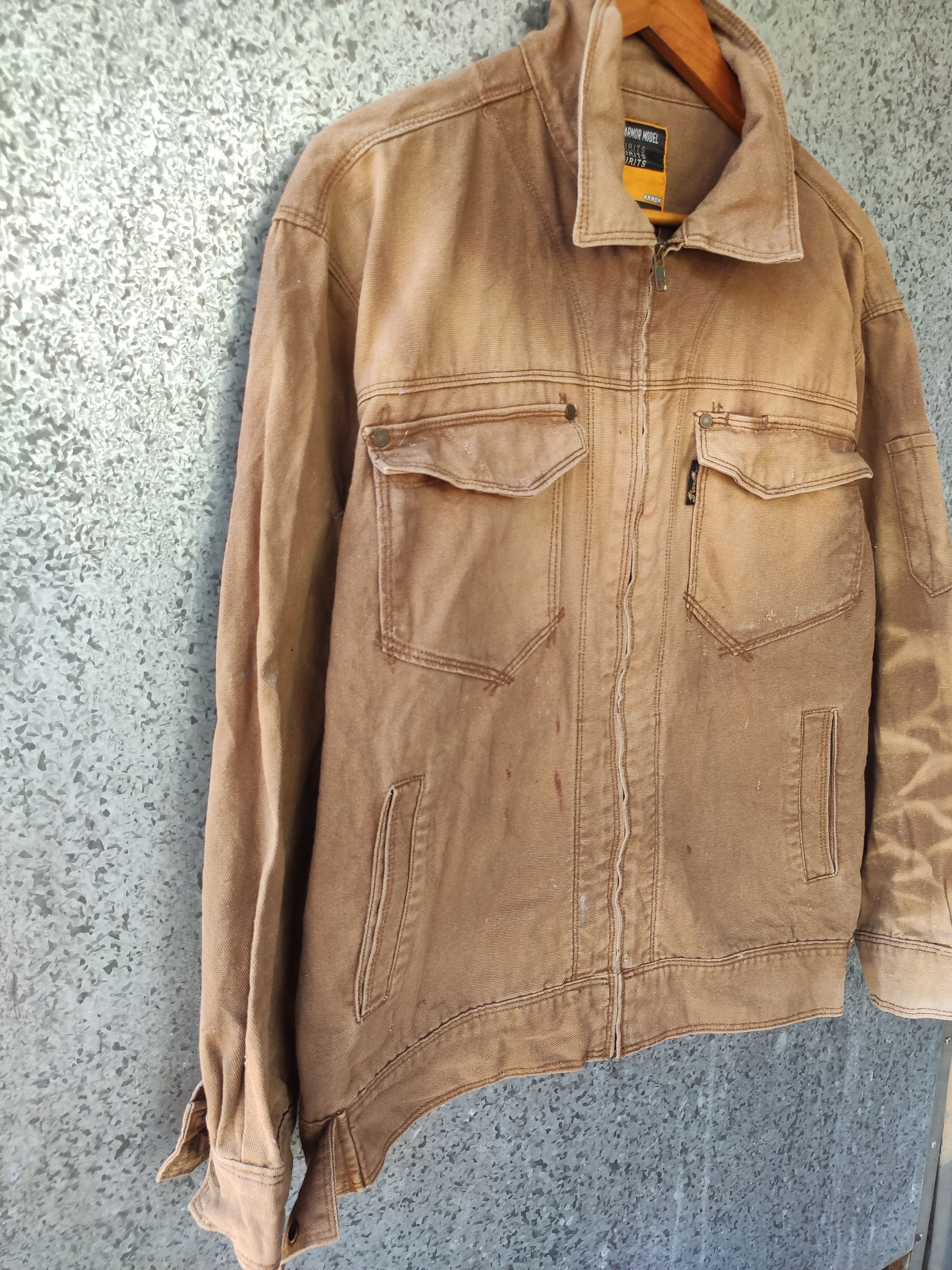 Fox Racing Fire Fox jacket Chore distressed sun faded Size US L / EU 52-54 / 3 - 4 Thumbnail