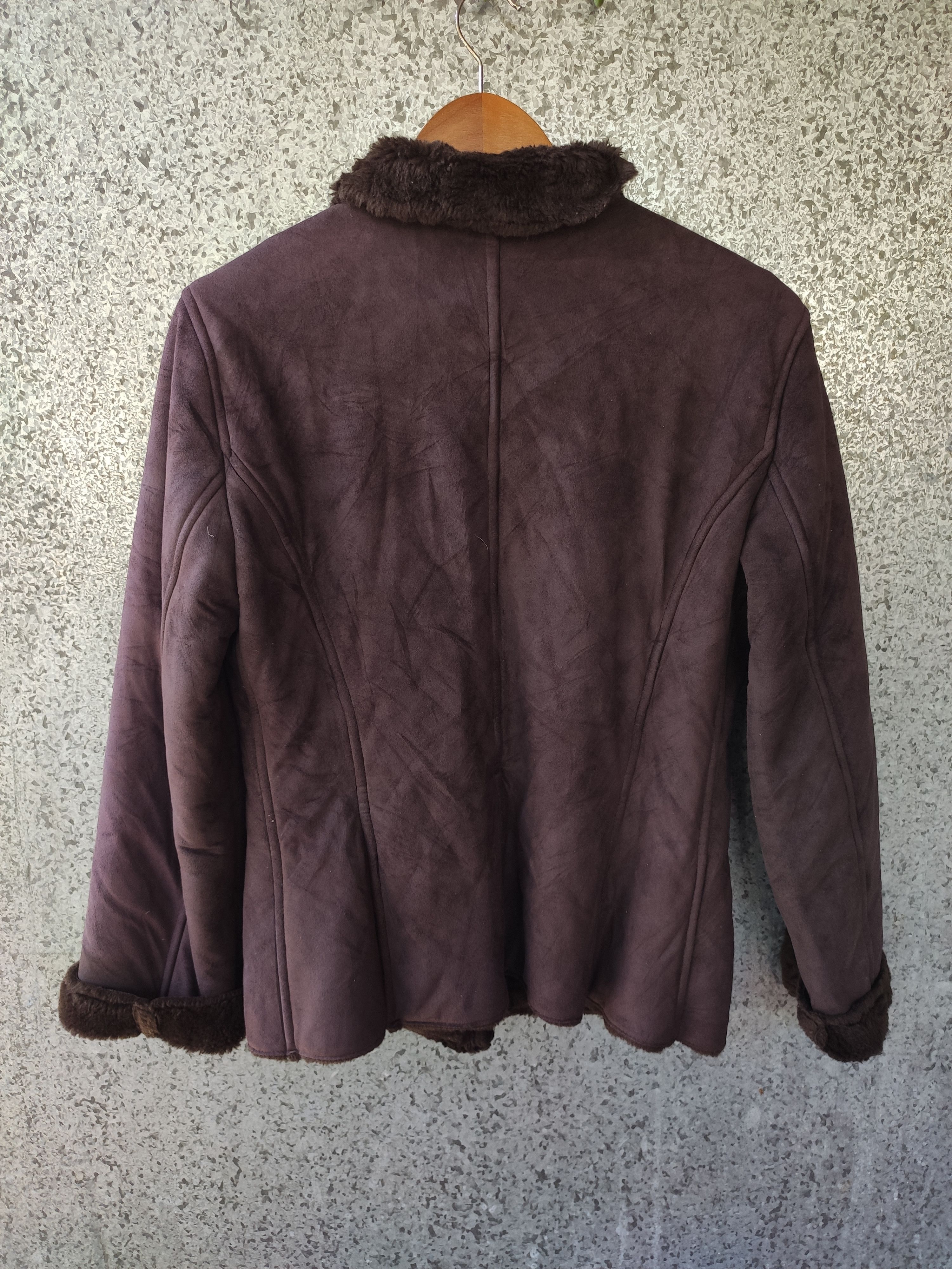 Benetton Benetton jacket zipper Sherpa B3 suede Size US S / EU 44-46 / 1 - 4 Thumbnail