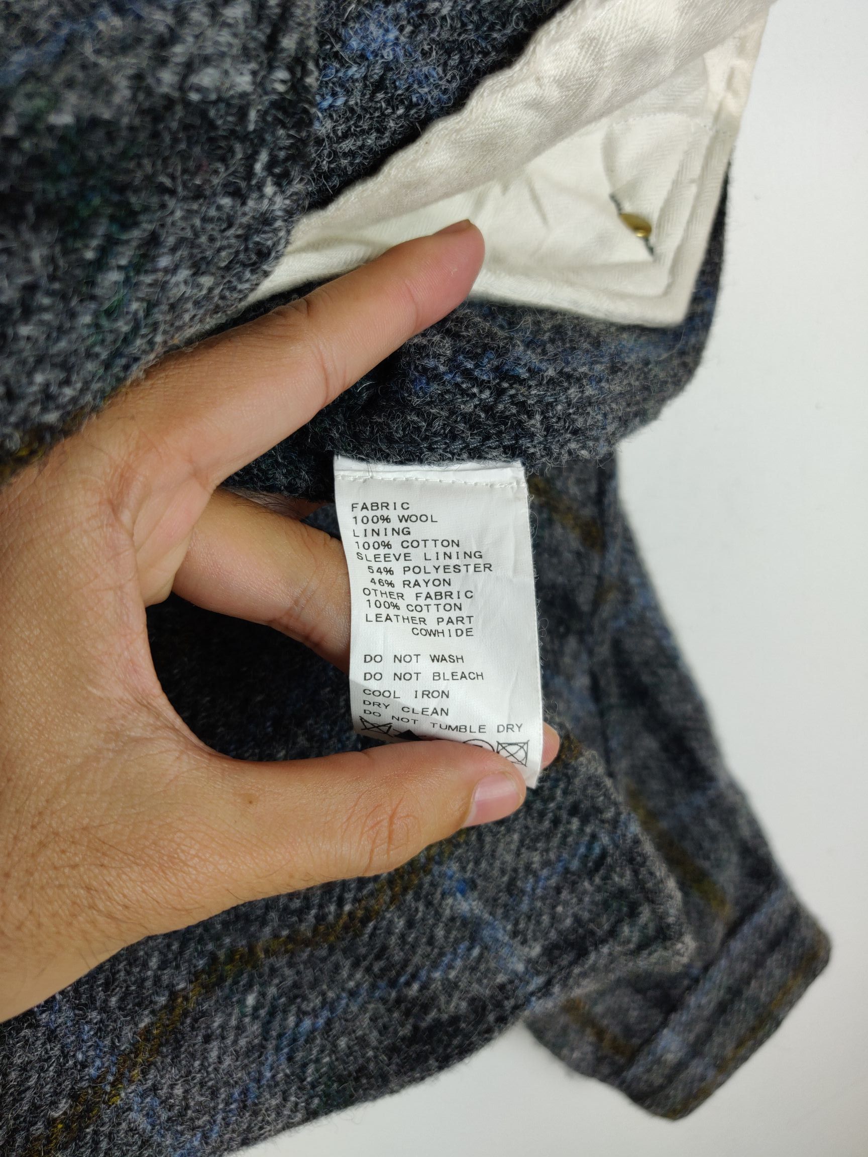 Designer × Harris Tweed HT x Simplicite Plus Wool Hoodie Outerwear Jacket Size US S / EU 44-46 / 1 - 9 Thumbnail