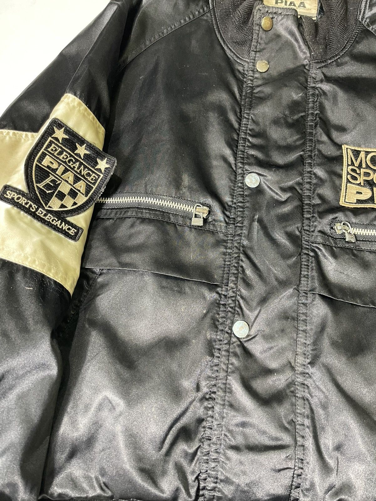 Japanese Brand × Vintage Vintage sport elegance PIAA racing bomber jacket Size US S / EU 44-46 / 1 - 4 Thumbnail