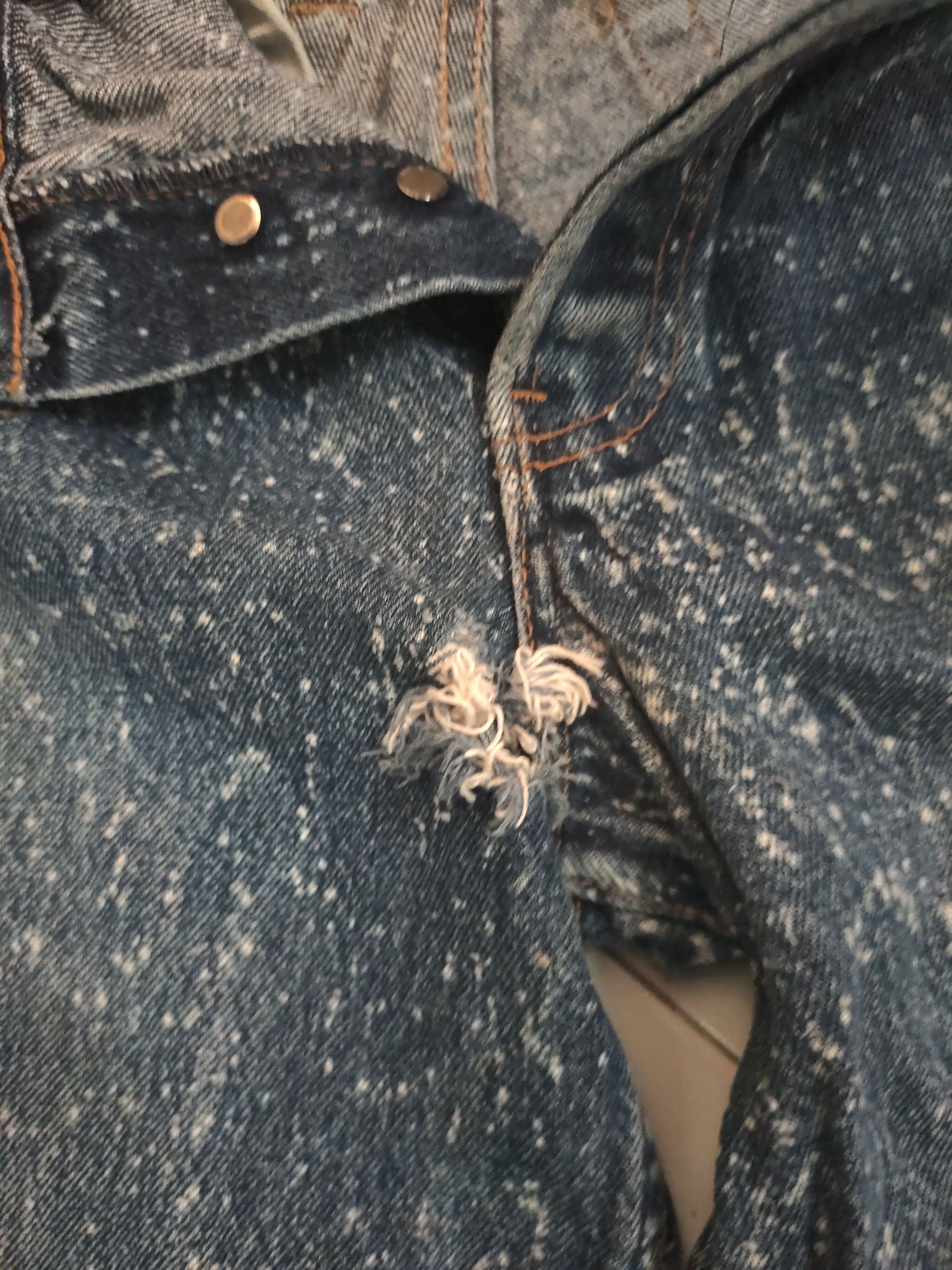 Levi's Levi's 701 butterfly x acid wash x vintage 90s Size US 27 - 5 Thumbnail