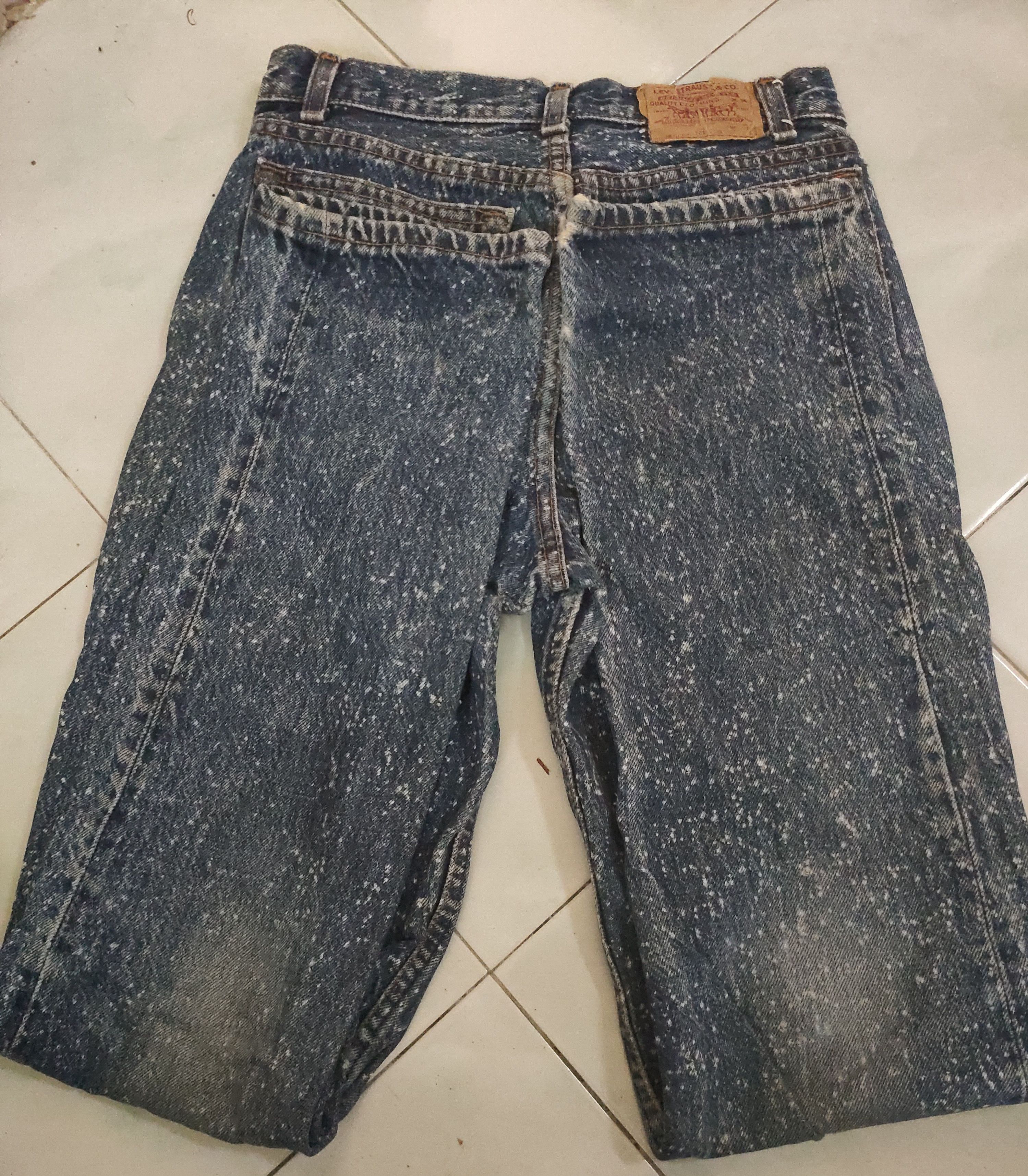 Levi's Levi's 701 butterfly x acid wash x vintage 90s Size US 27 - 7 Thumbnail