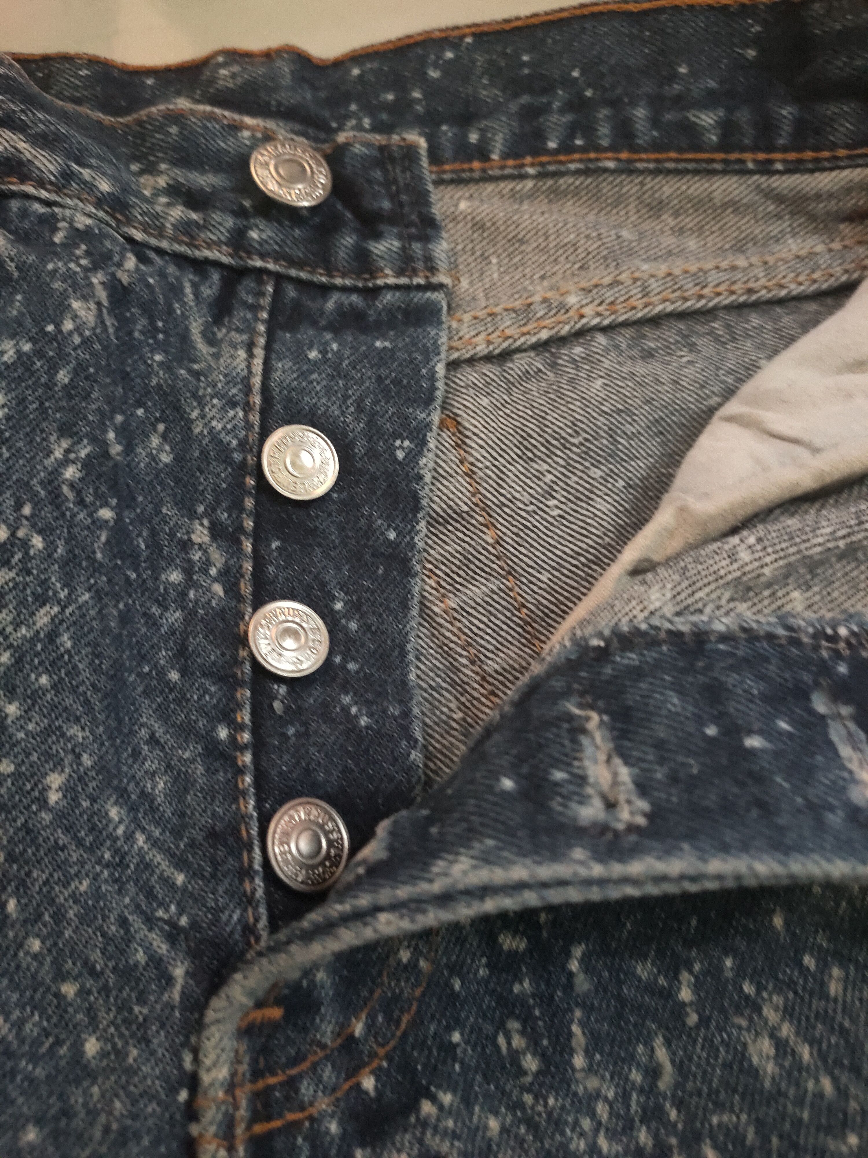 Levi's Levi's 701 butterfly x acid wash x vintage 90s Size US 27 - 3 Thumbnail