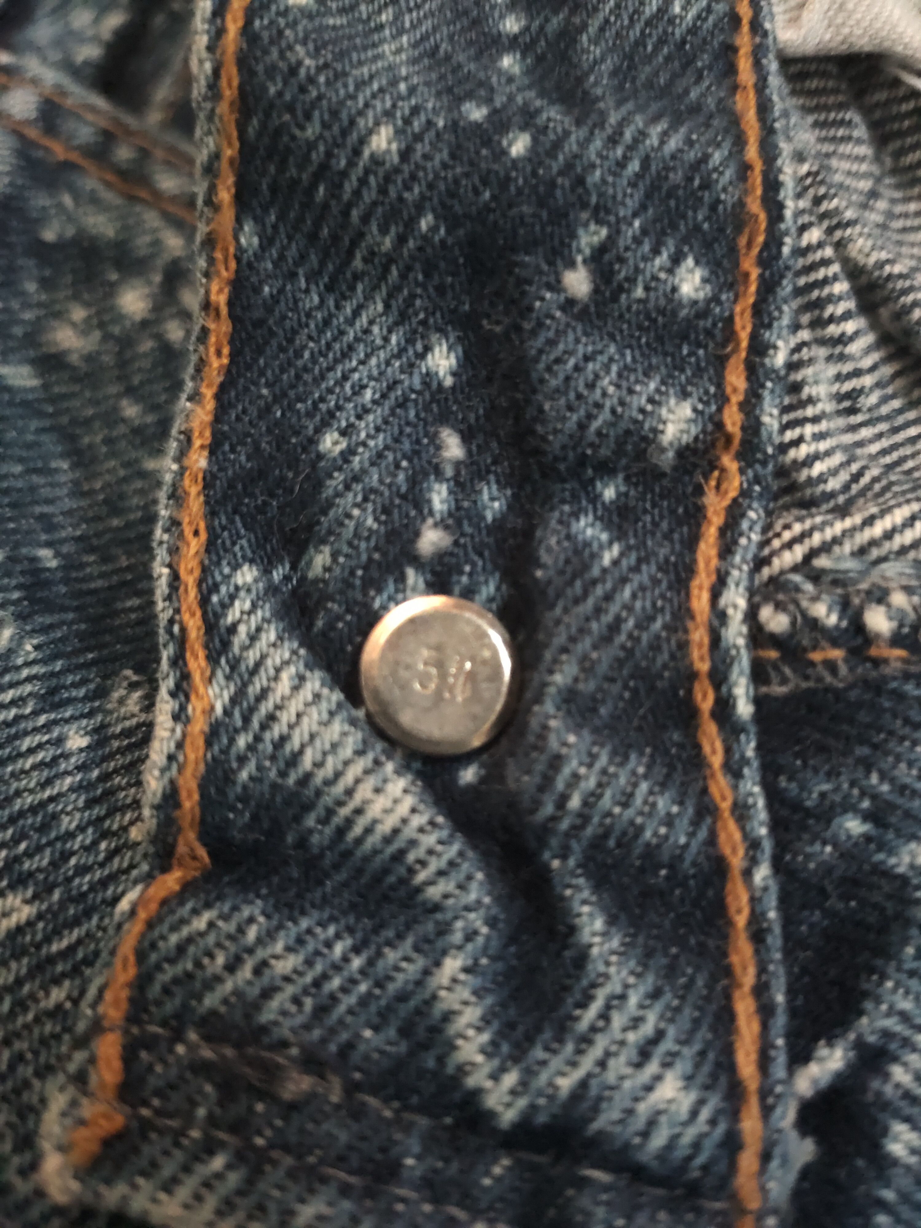 Levi's Levi's 701 butterfly x acid wash x vintage 90s Size US 27 - 4 Thumbnail