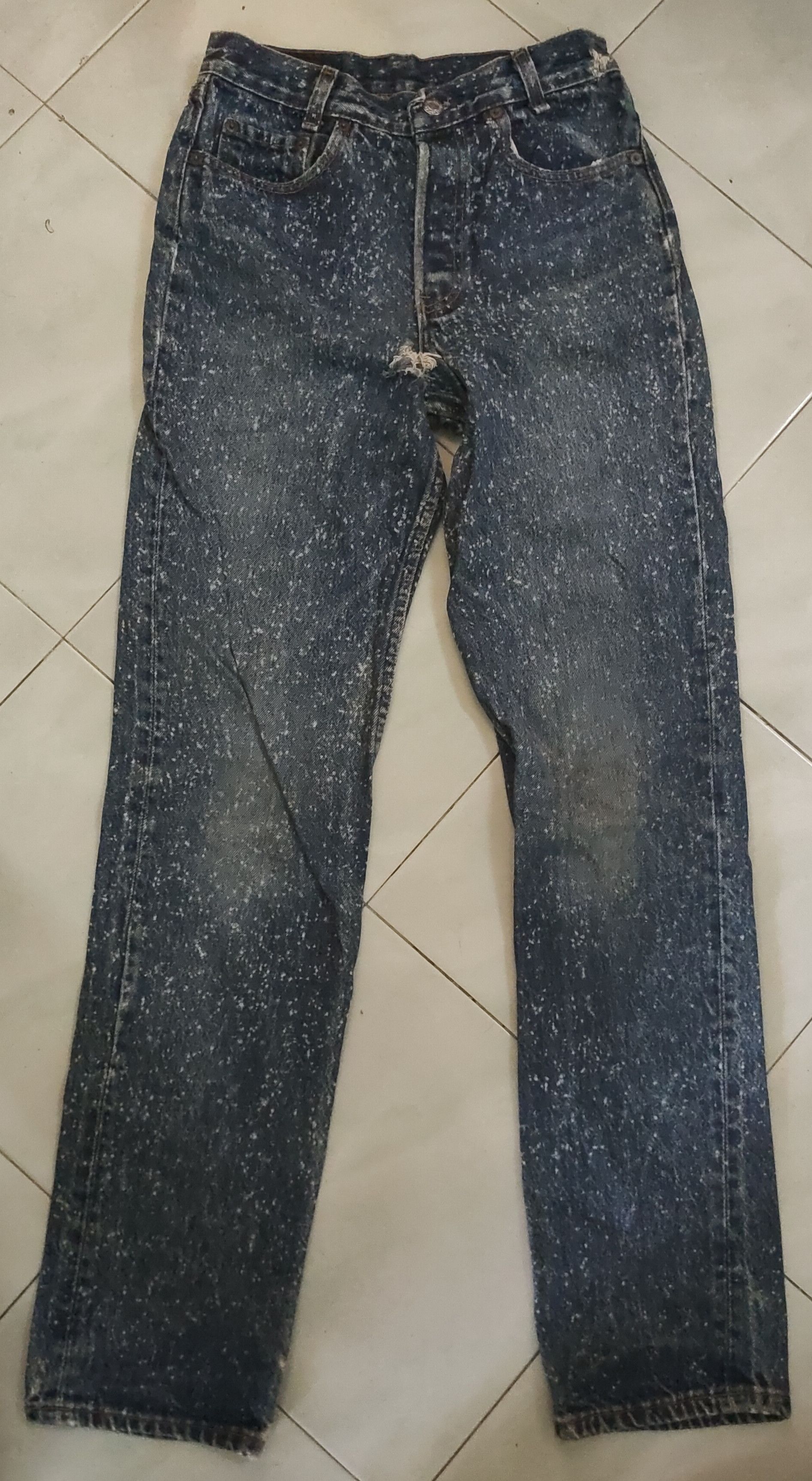 Levi's Levi's 701 butterfly x acid wash x vintage 90s Size US 27 - 1 Thumbnail