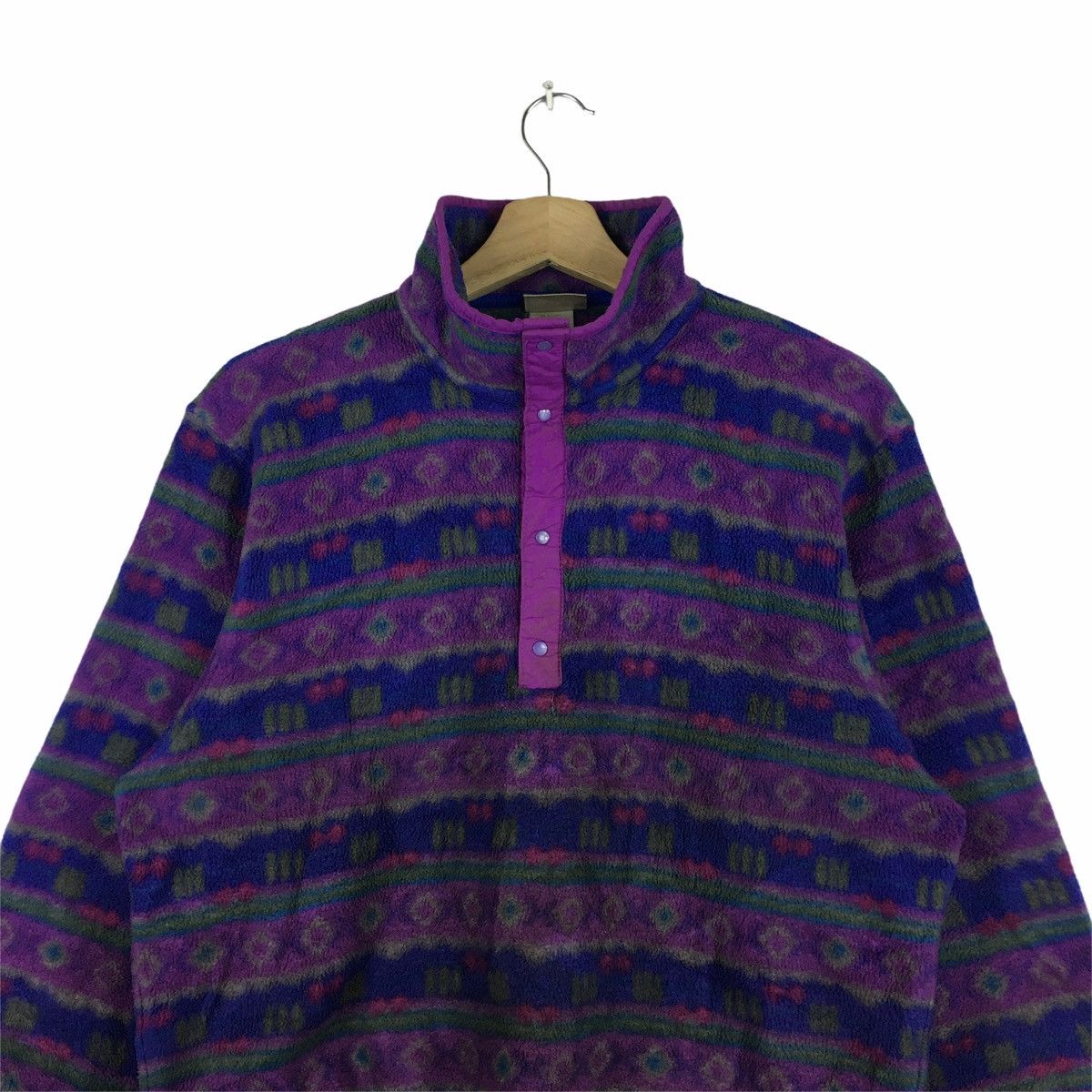 L.L. Bean × Vintage Rare!! Vintage 90’s LL BEAN Sweatshirts Purple Colour #EB2 Size US M / EU 48-50 / 2 - 2 Thumbnail