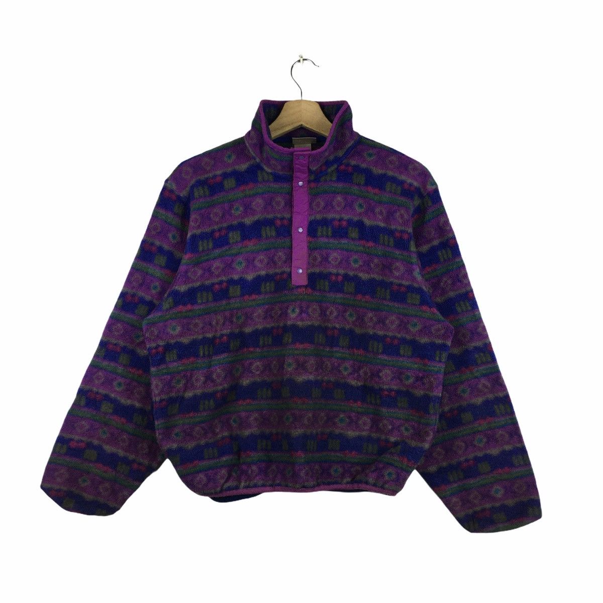 L.L. Bean × Vintage Rare!! Vintage 90’s LL BEAN Sweatshirts Purple Colour #EB2 Size US M / EU 48-50 / 2 - 1 Thumbnail
