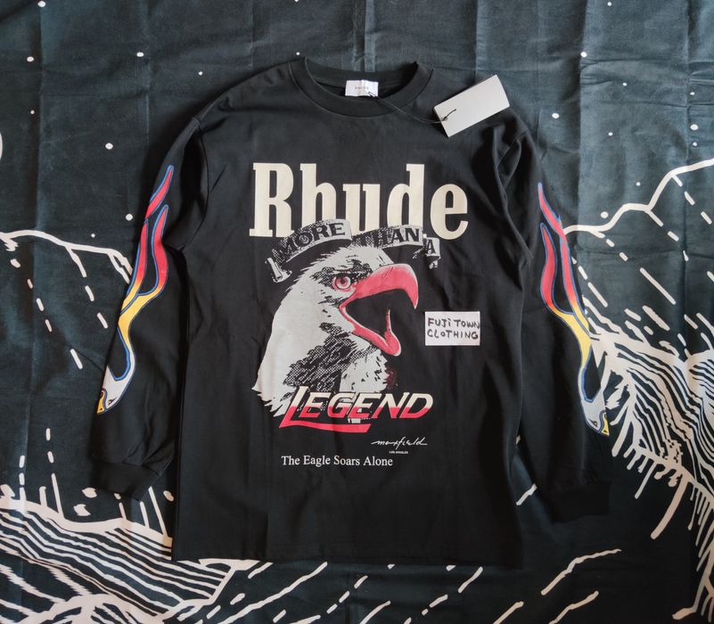 Rhude Eagle Long Sleeve Tee Size US S / EU 44-46 / 1 - 1 Preview